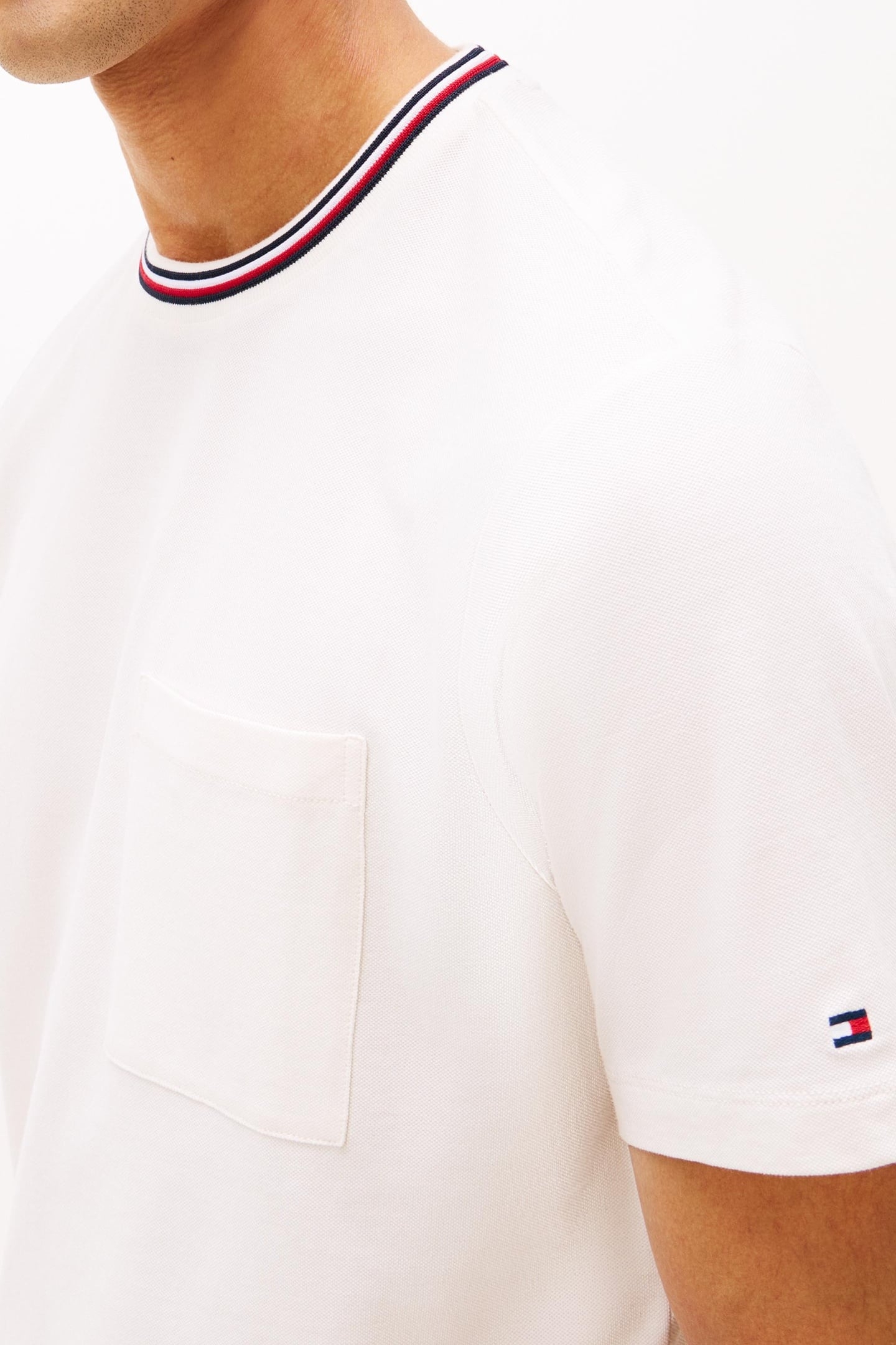 POCKET PIQUE TEE IVORY PETAL 2