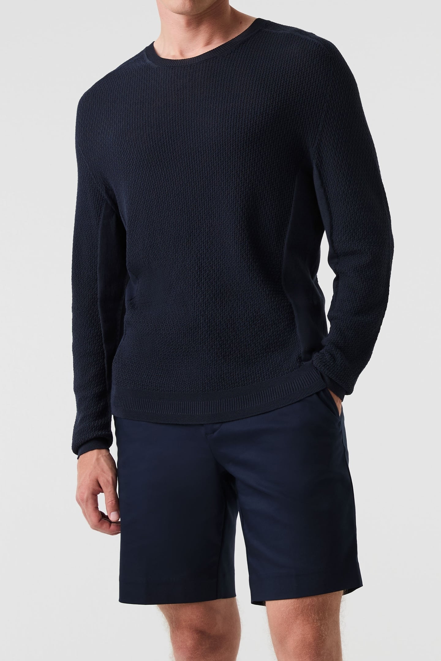FOSOJ V1.Y9.01 PULLOVER DARK NAVY 1
