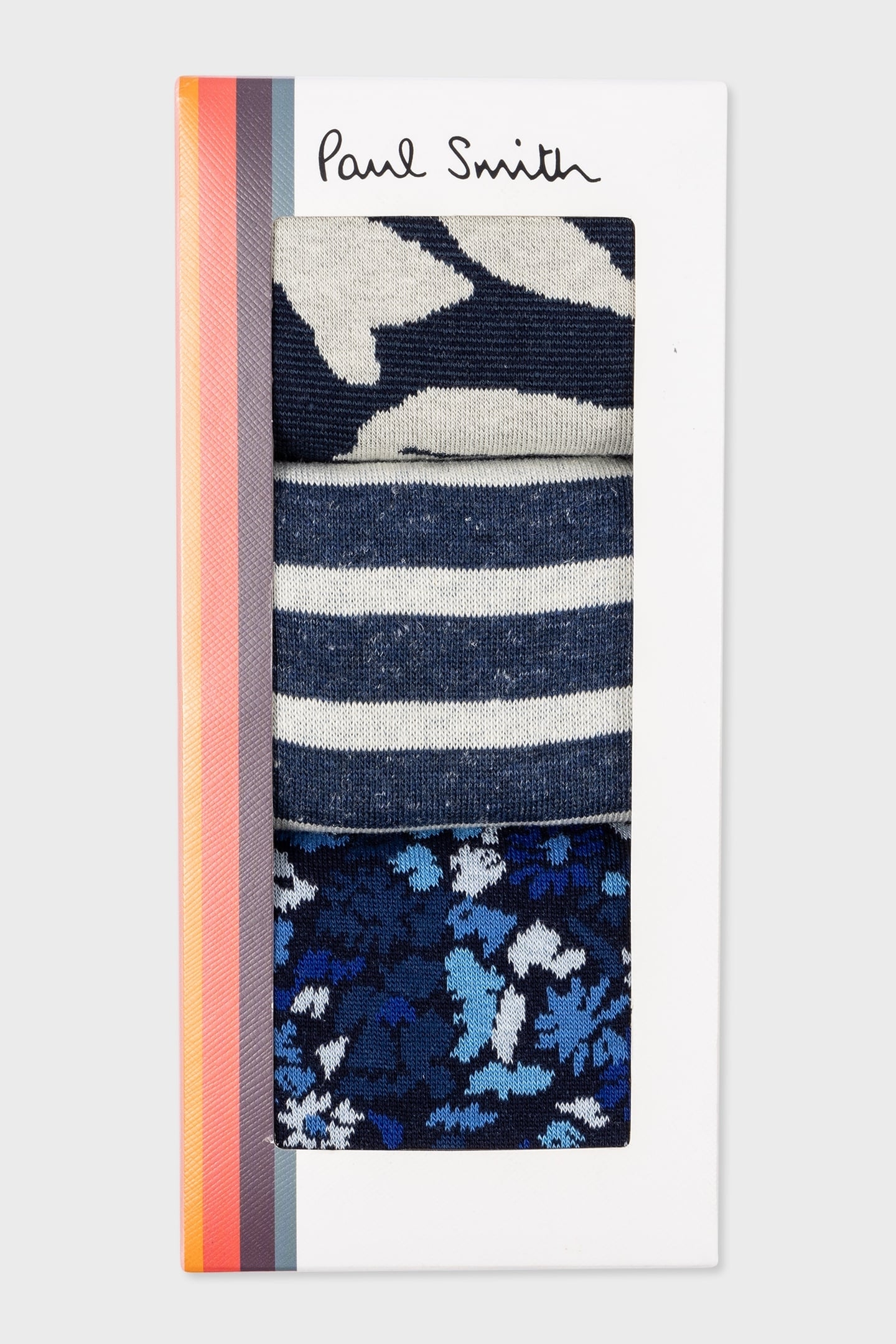 SOCK 3 PACK NAVY MIX NAVY 2