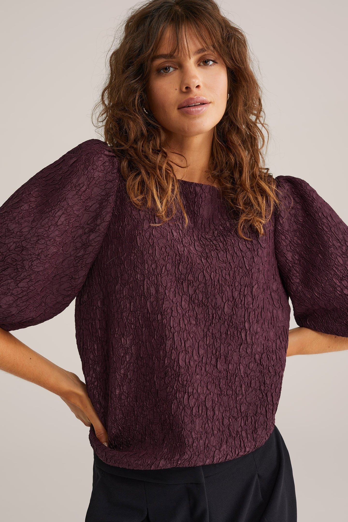 BLOUSE AUBERGINE 5