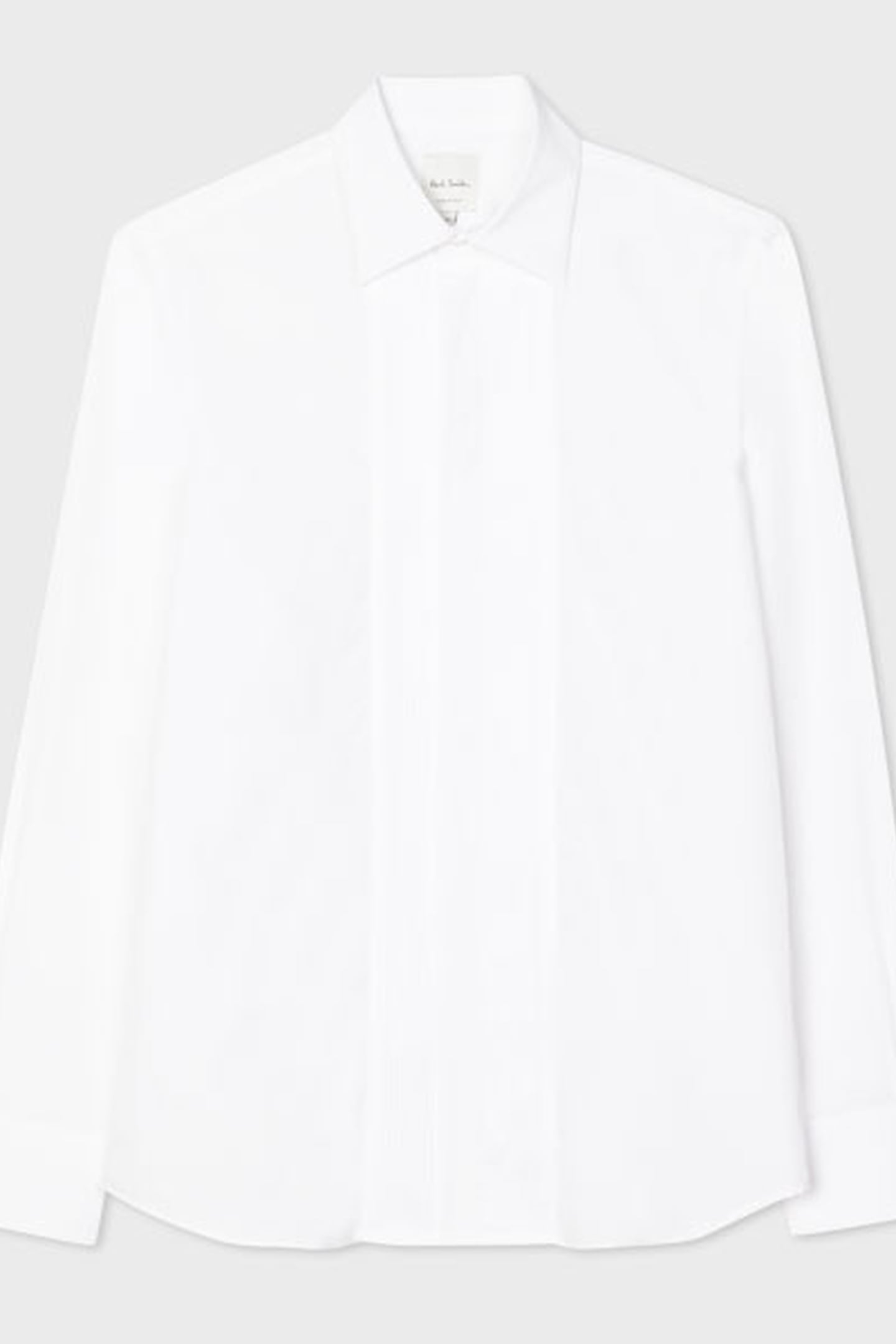 S/C TAILORED FIT EVENING SHIRT WHITE 6