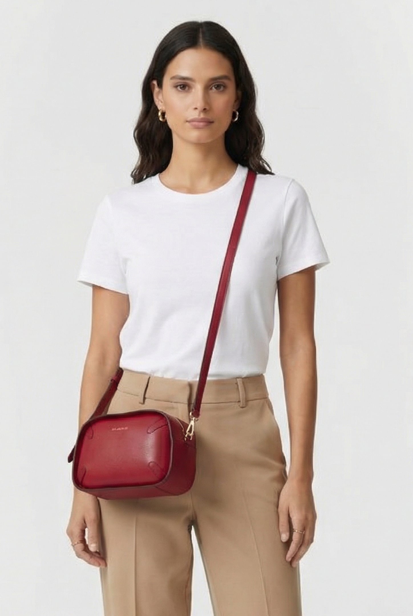 COCCINELLEMALETA CALF COC SANGRIA 1