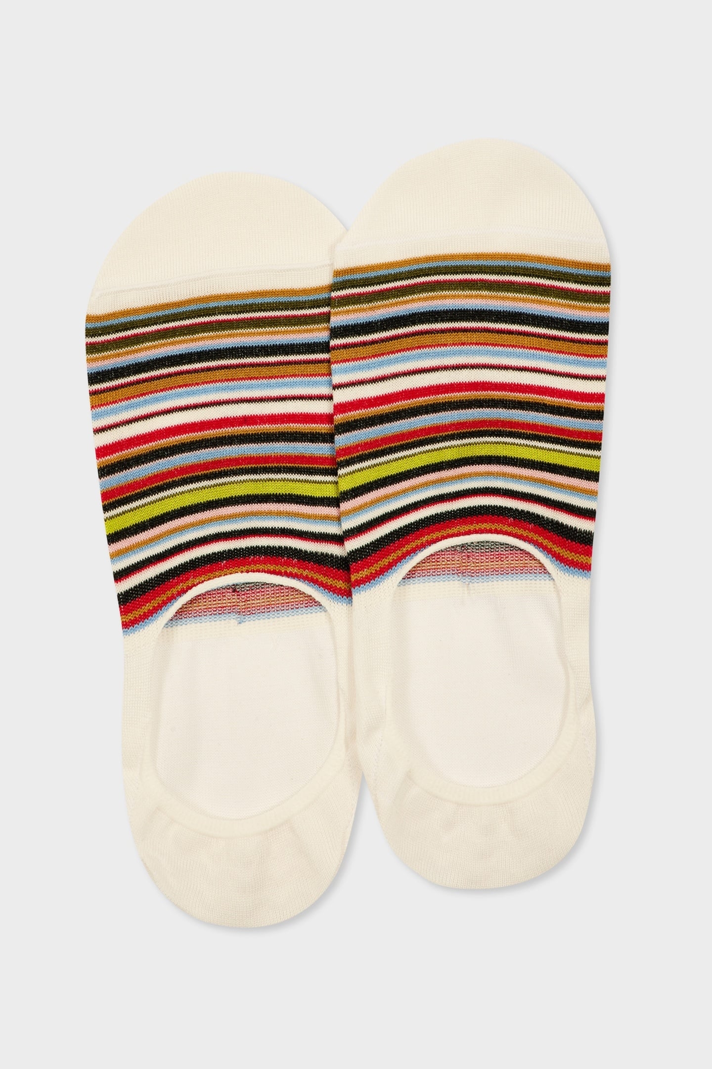 SOCK NO SHOW SIGNATURE OFF WHITE 1
