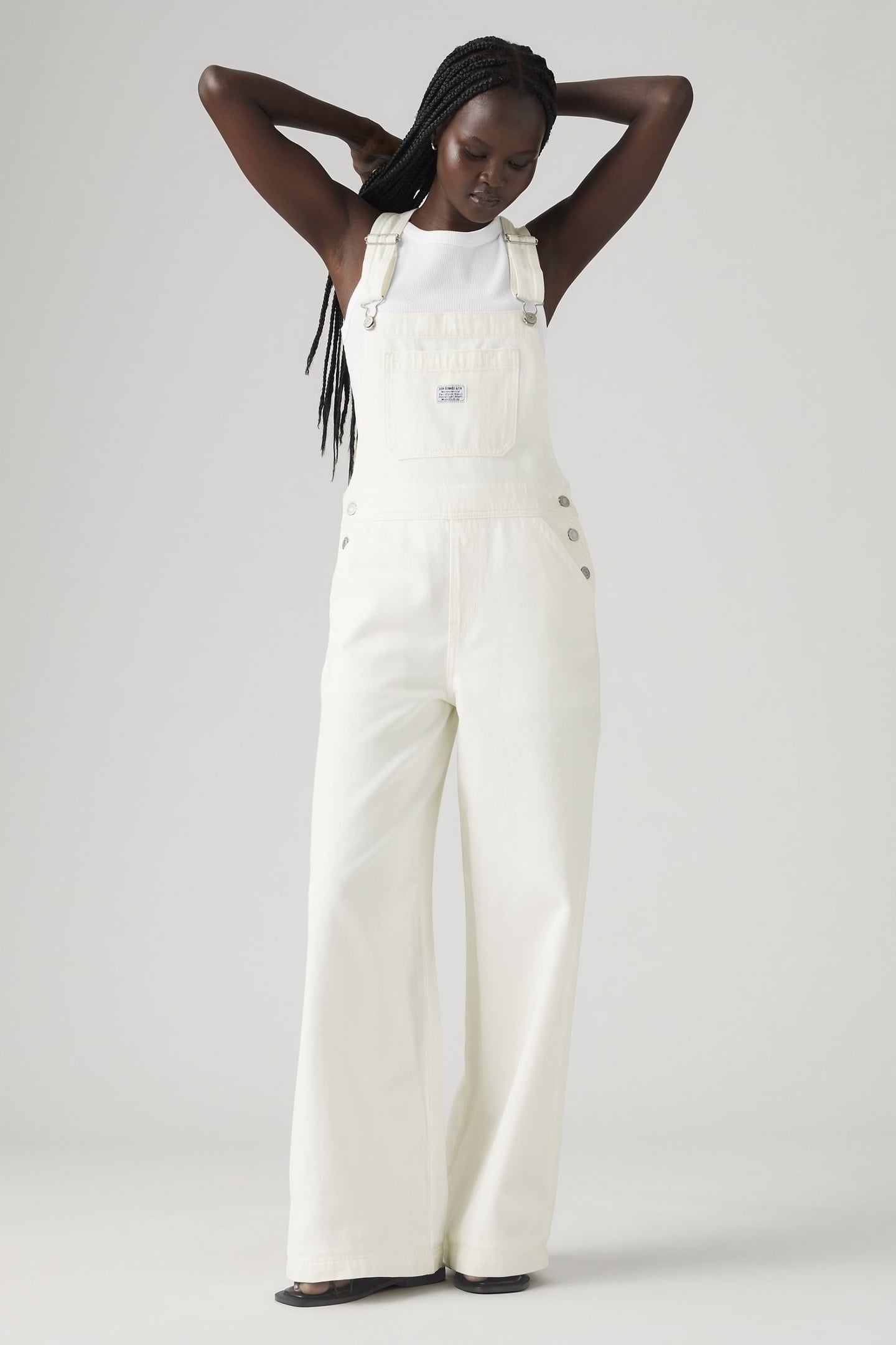 XL OVERALLS WHITE 2