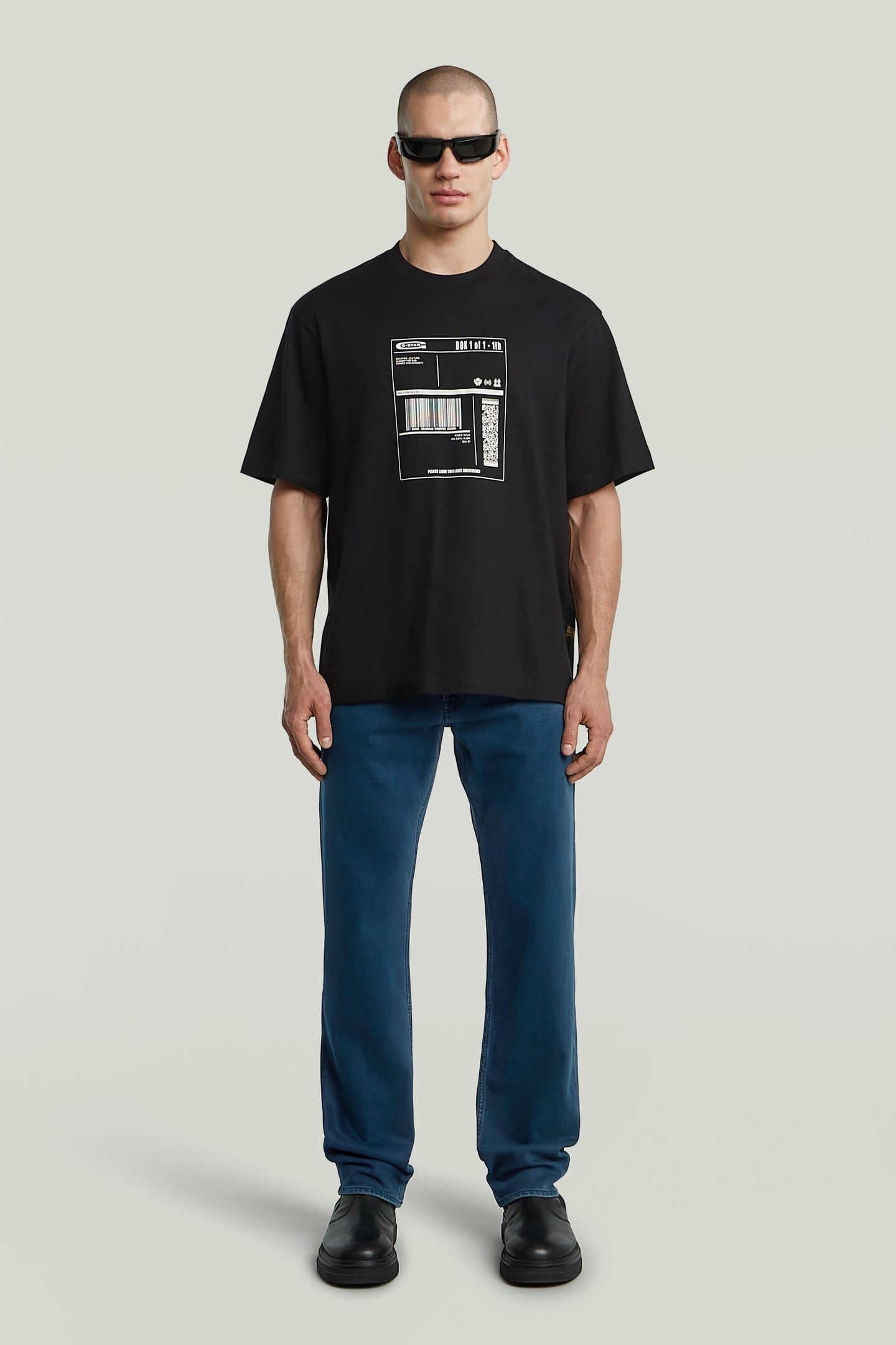 SHIPPING GR BOXY R T DK BLACK 1