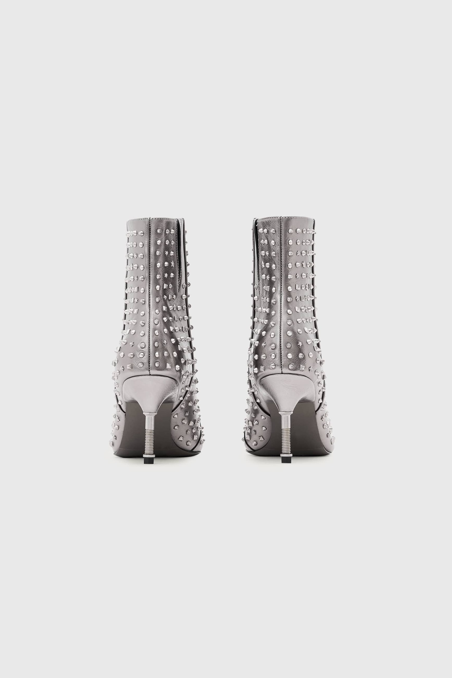 NATASHA STUD BOOT GUNMETAL GREY 3