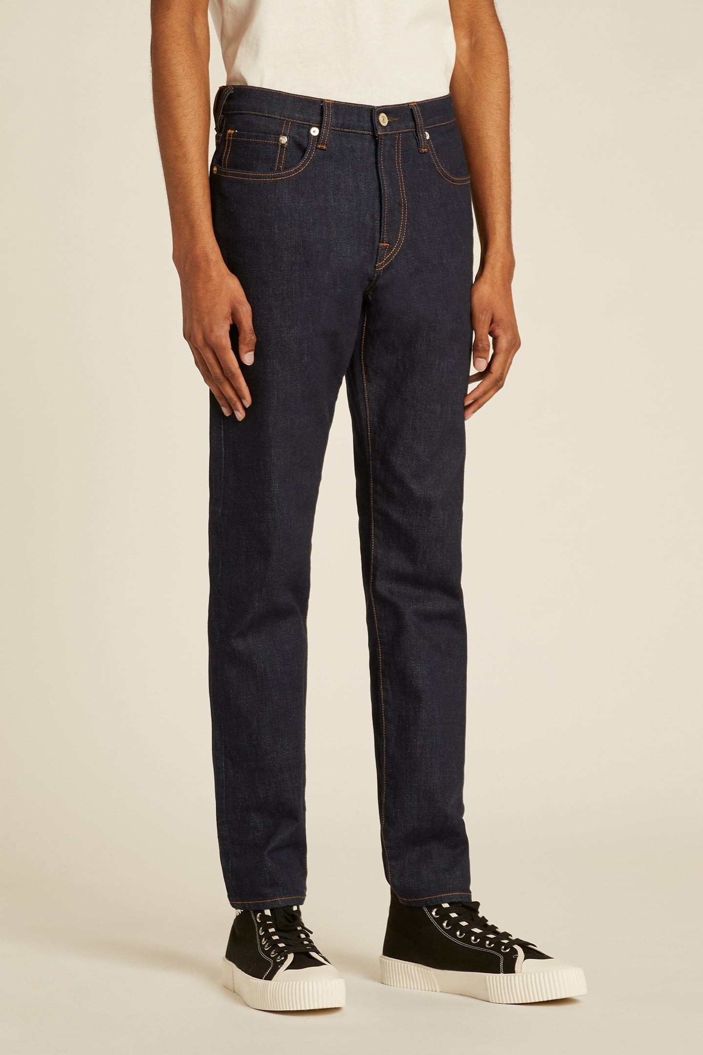 TAPERED FIT JEAN RINSE WASH 6