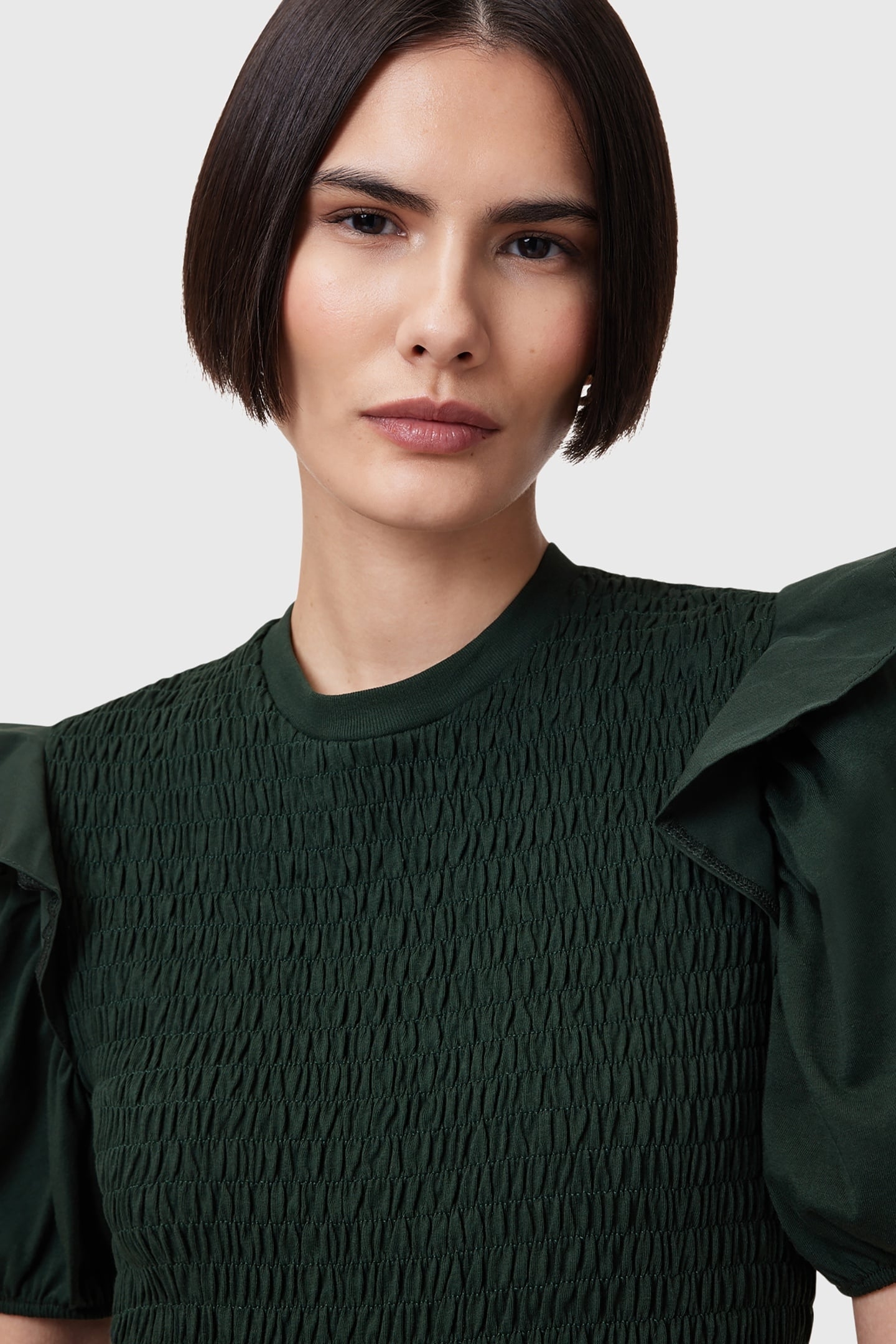 ODE DRESS DARK FOREST GREEN 6
