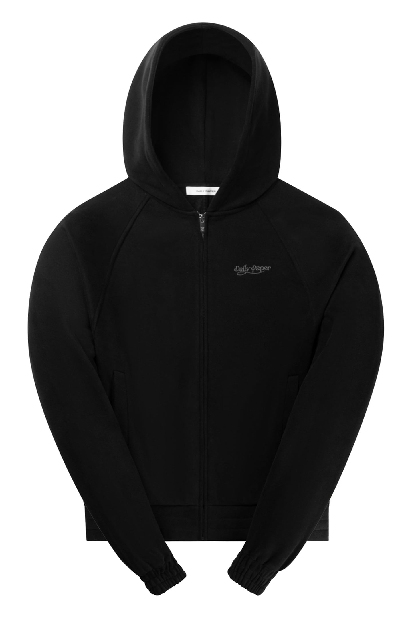 NJERI OVERSIZED ZIPPER HOODIE BLACK 2
