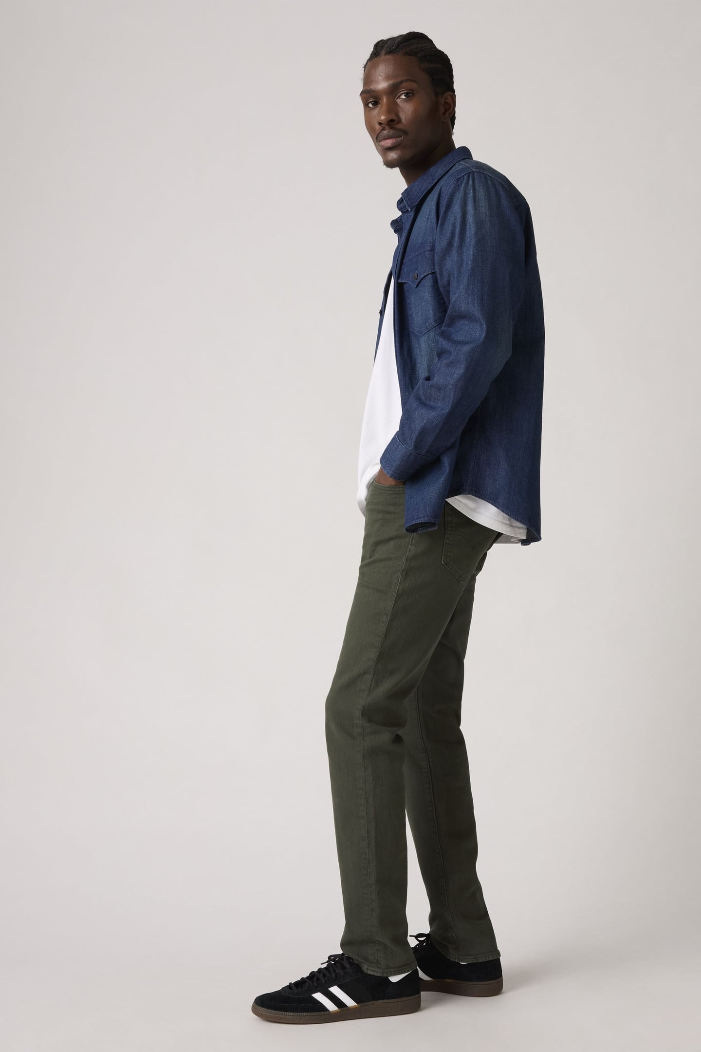 511™ SLIM JEANS GREEN 4