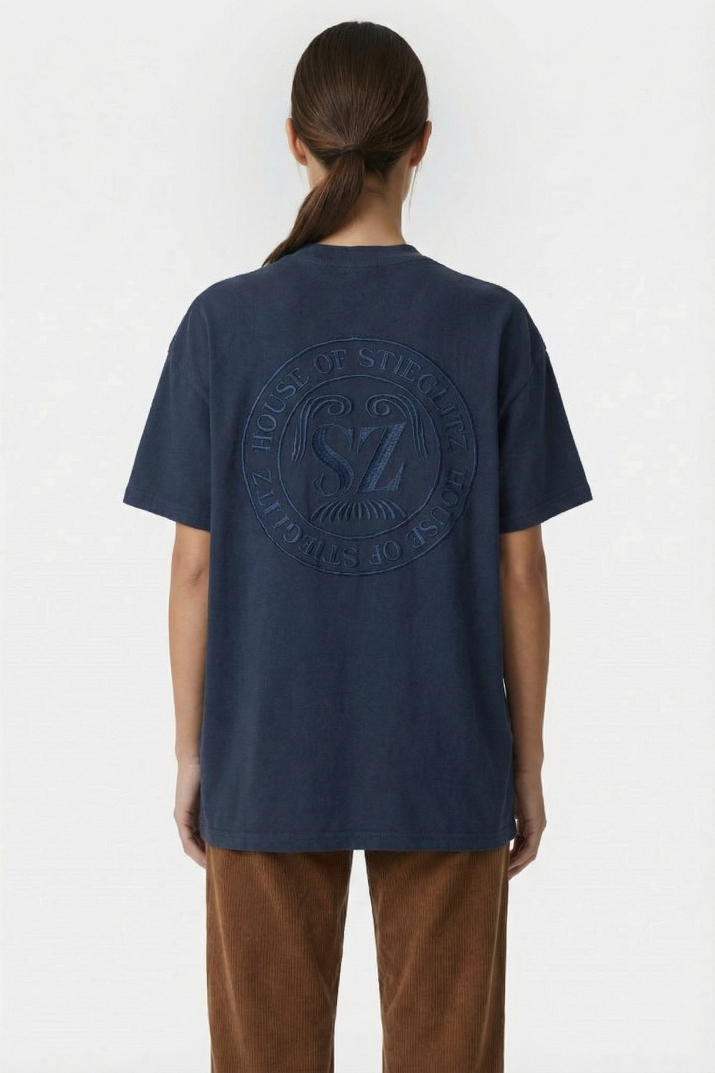 HOUSE OF STIEGLITZ T-SHIRT BLUE 2