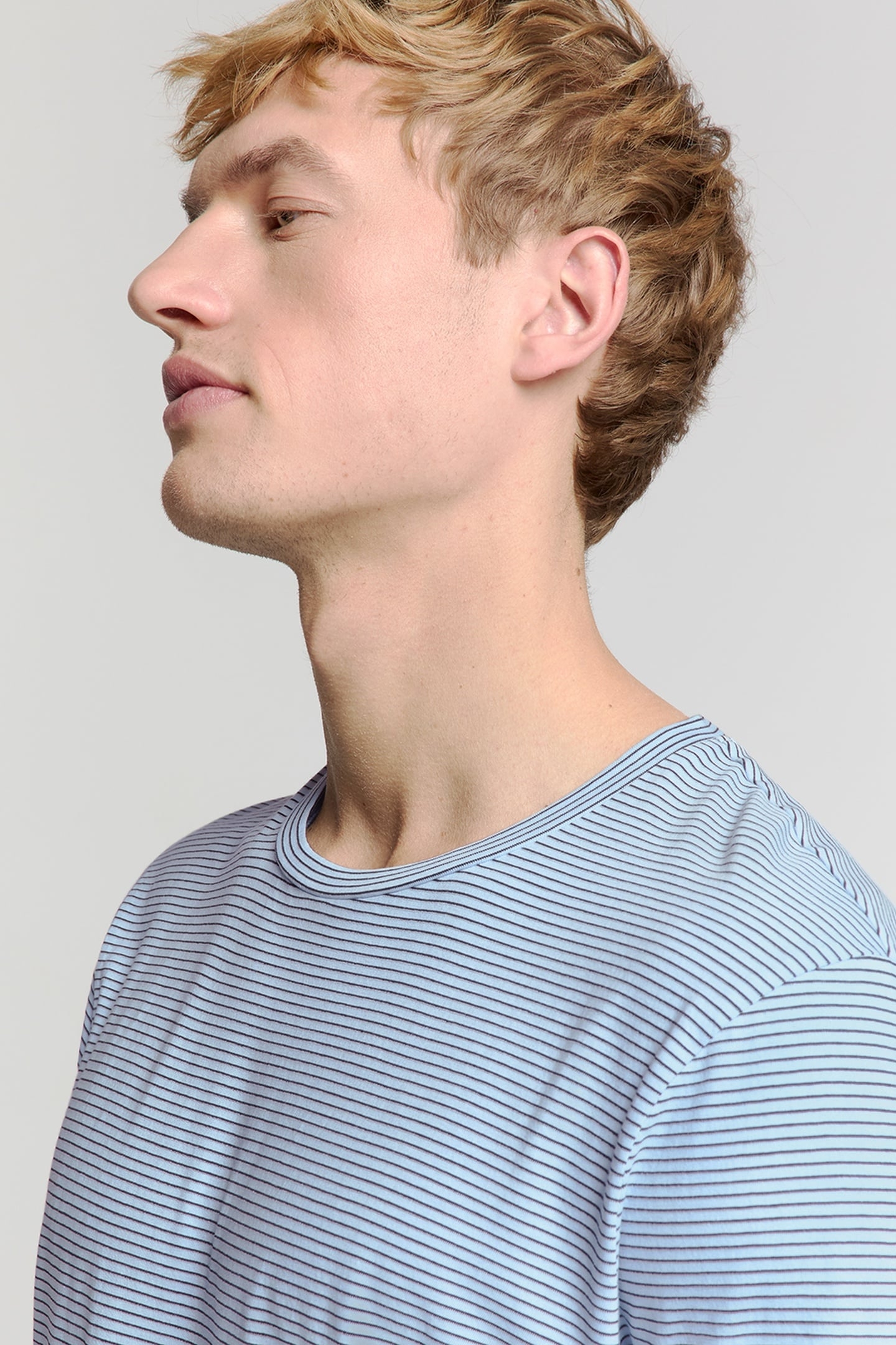 T-SHIRT CREWNECK STRIPES SKY 6