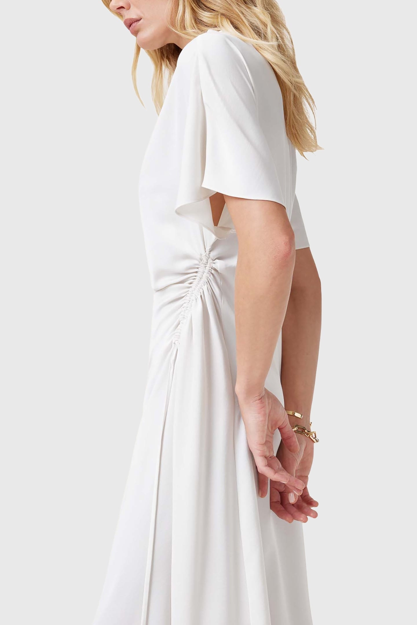 ROSIE DRESS TOFU WHITE 4