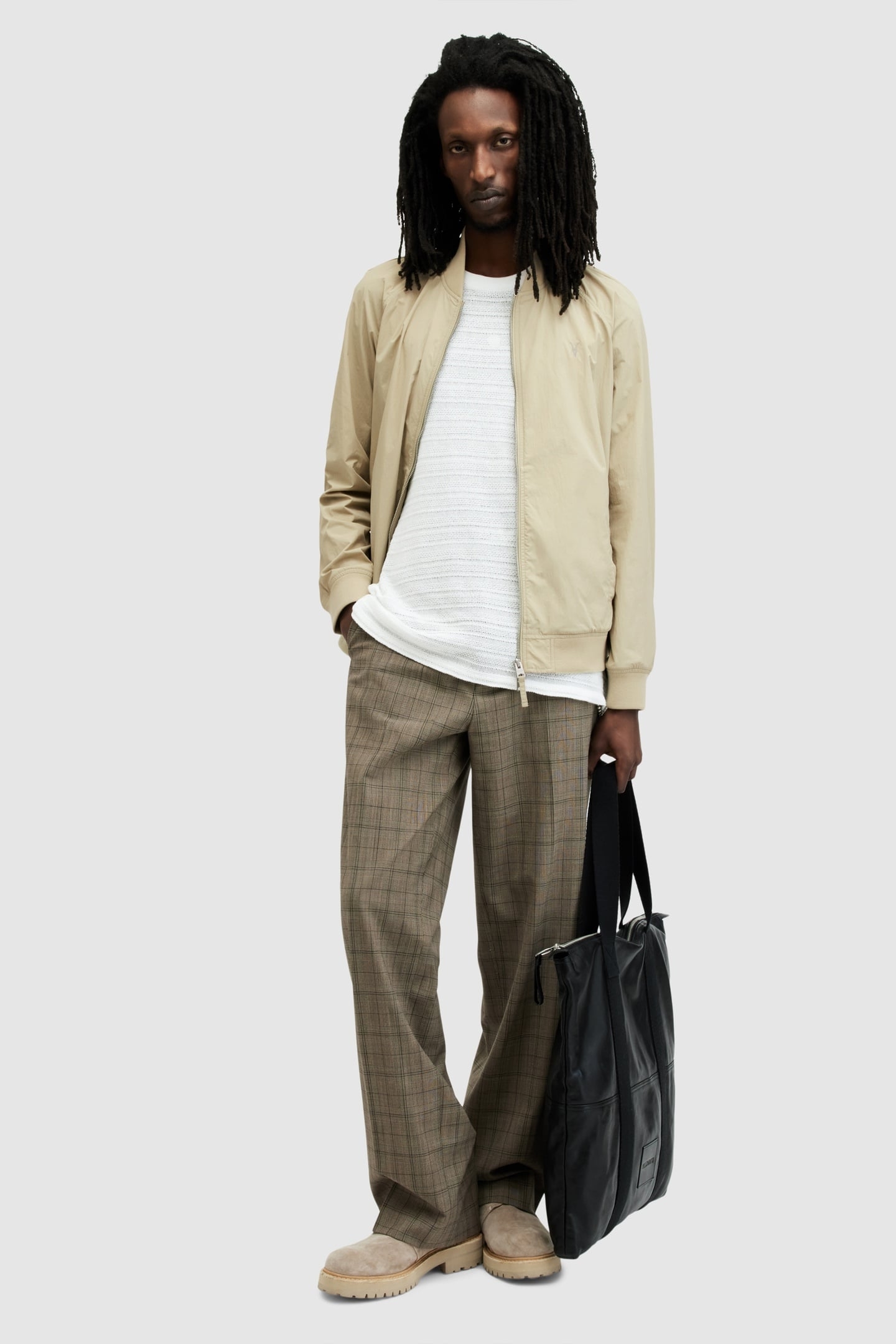 WAYLAN BOMBER STONE BEIGE 1