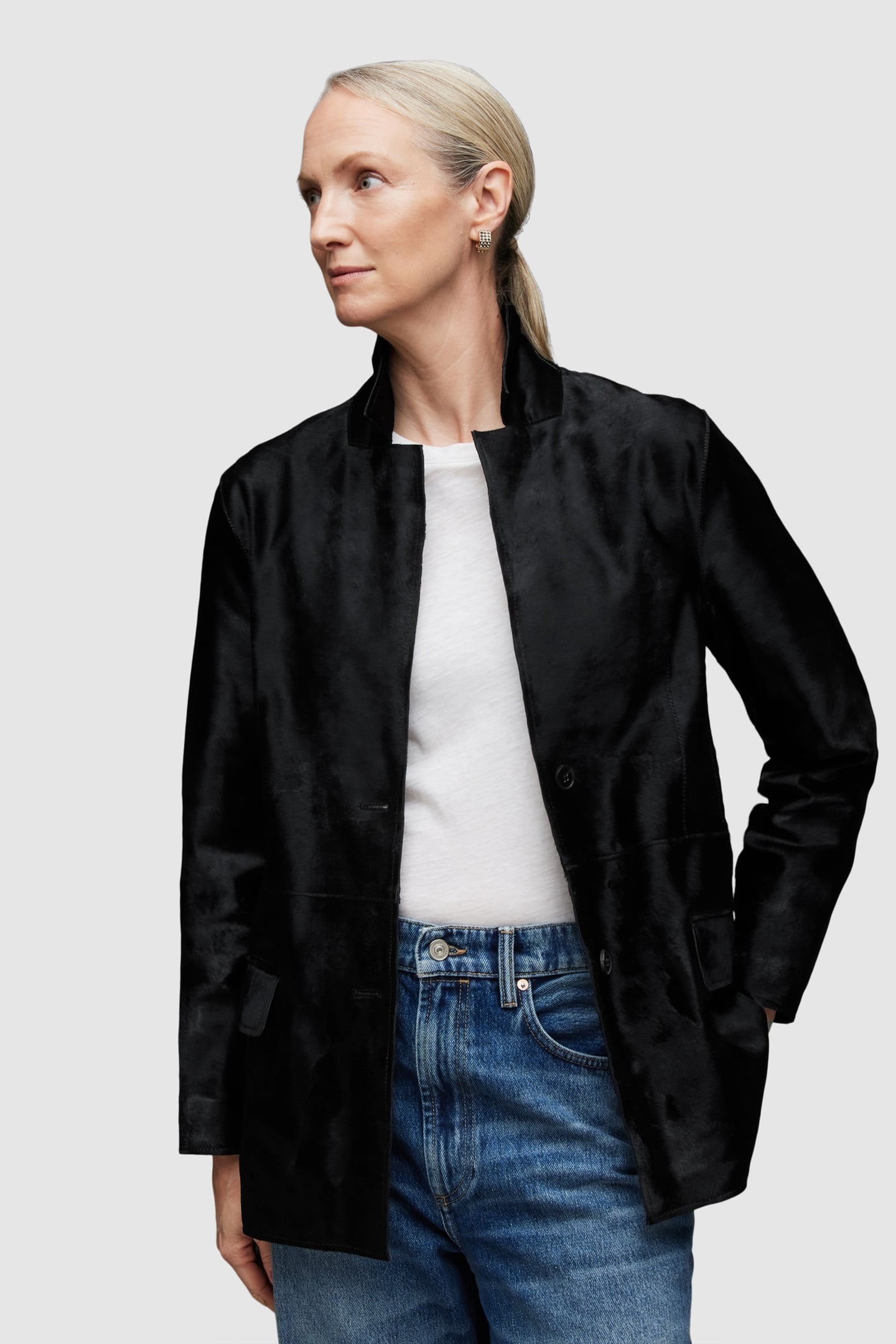 CORINNA ATLAS BLAZER BLACK 2