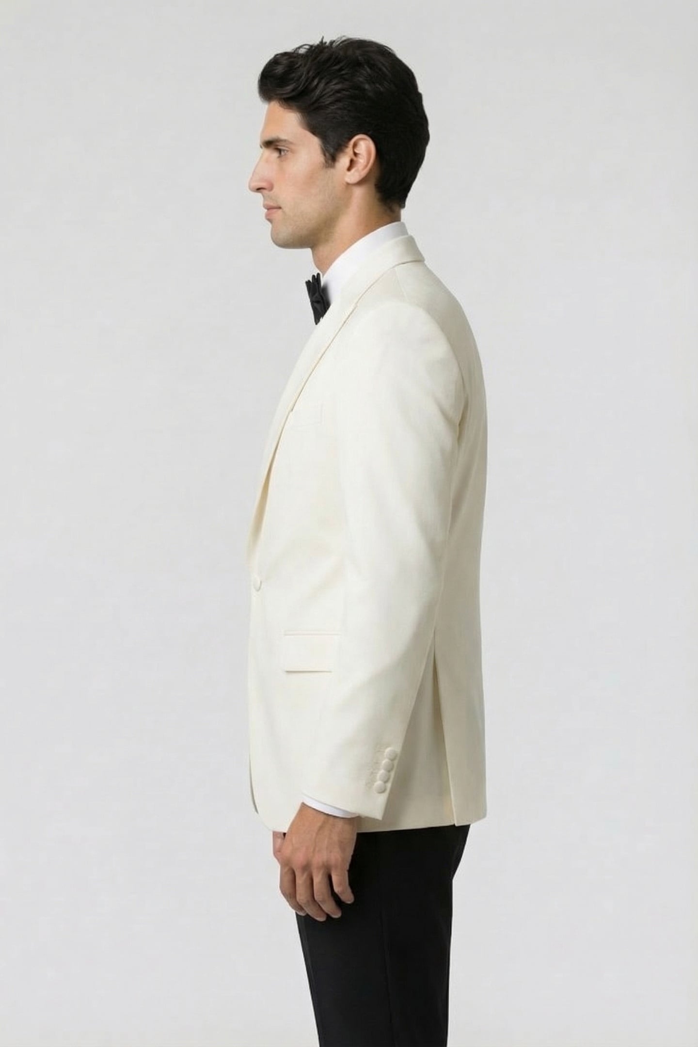 EVENING 1BTN JACKET WHITE 5