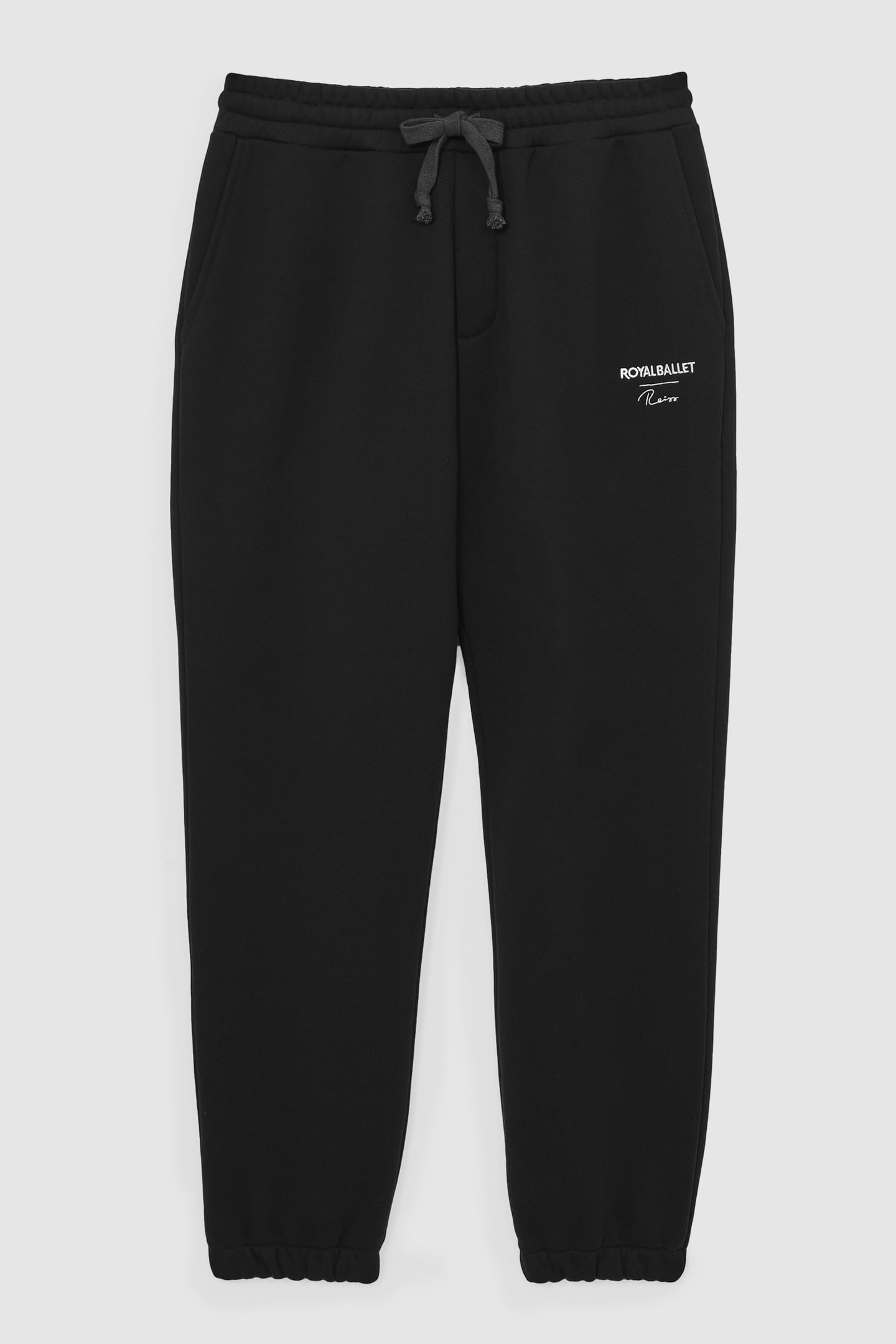 HEAVYWEIGHT EMBROIDERED JOGGER WASHED BLACK 2