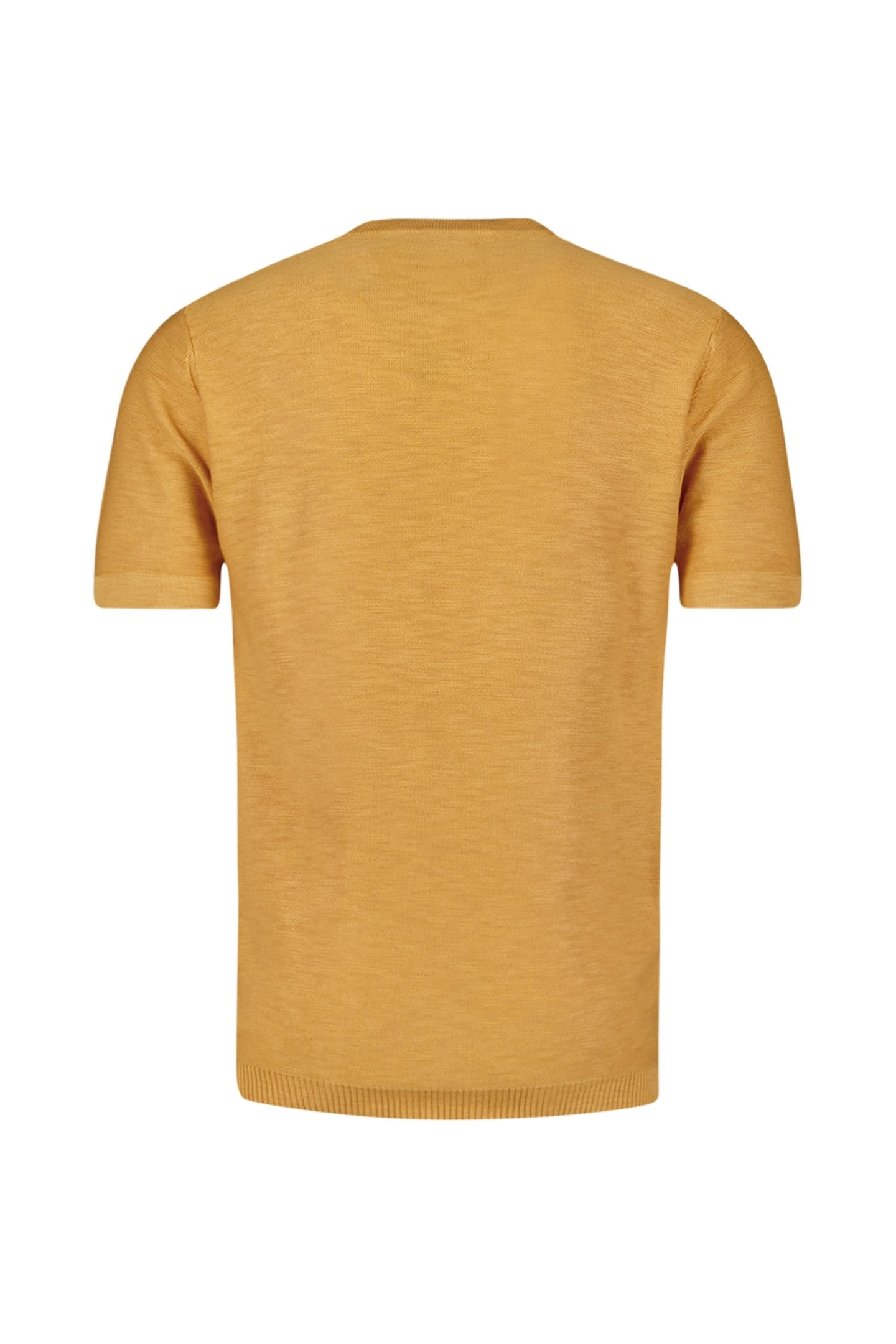 PULLOVER SHORT SLEEVE CREWNECK SOLID SLUB KNIT YELLOW 5