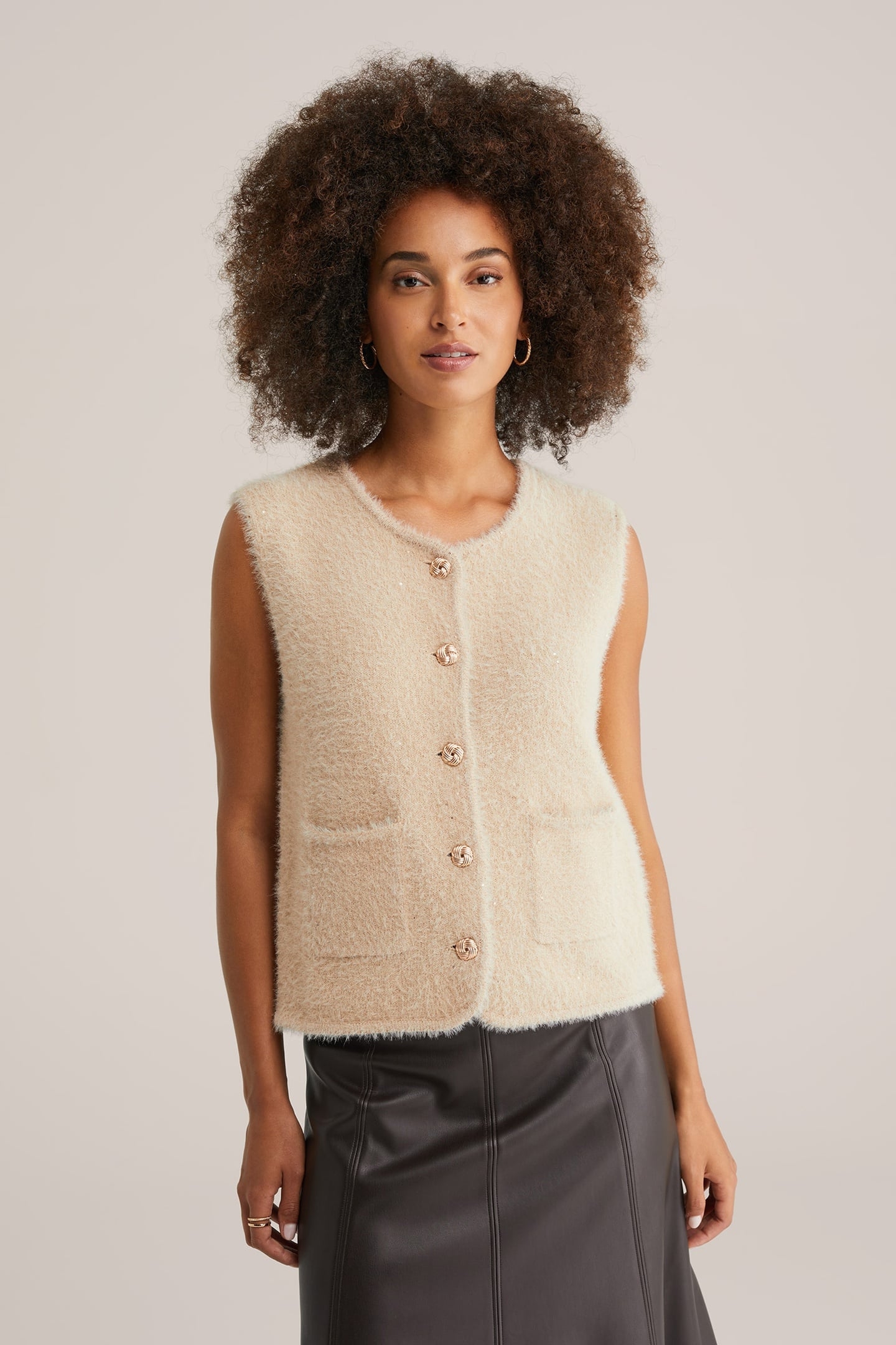 GILET BEIGE 1