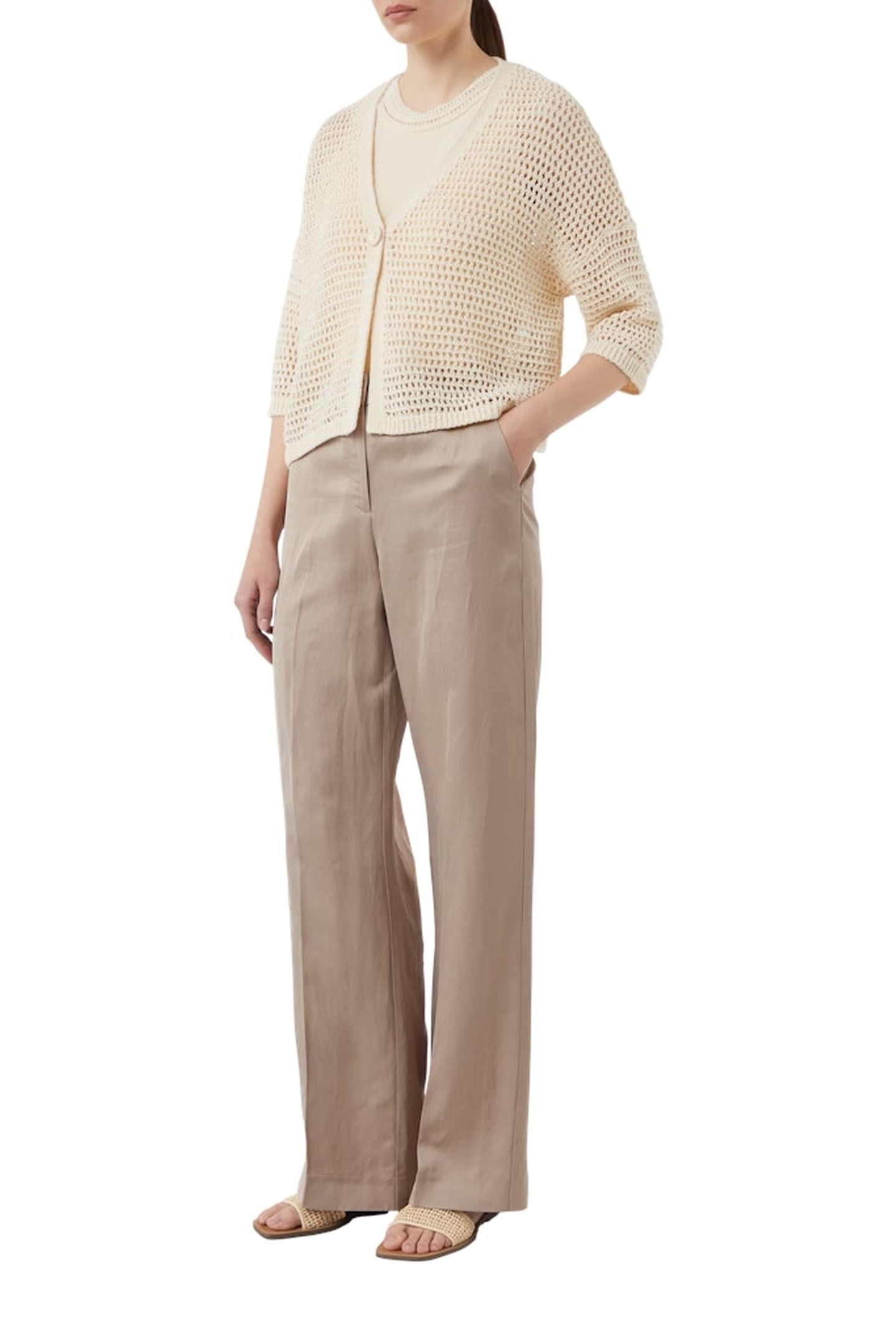 COMMA CARDIGAN CRÈME 1