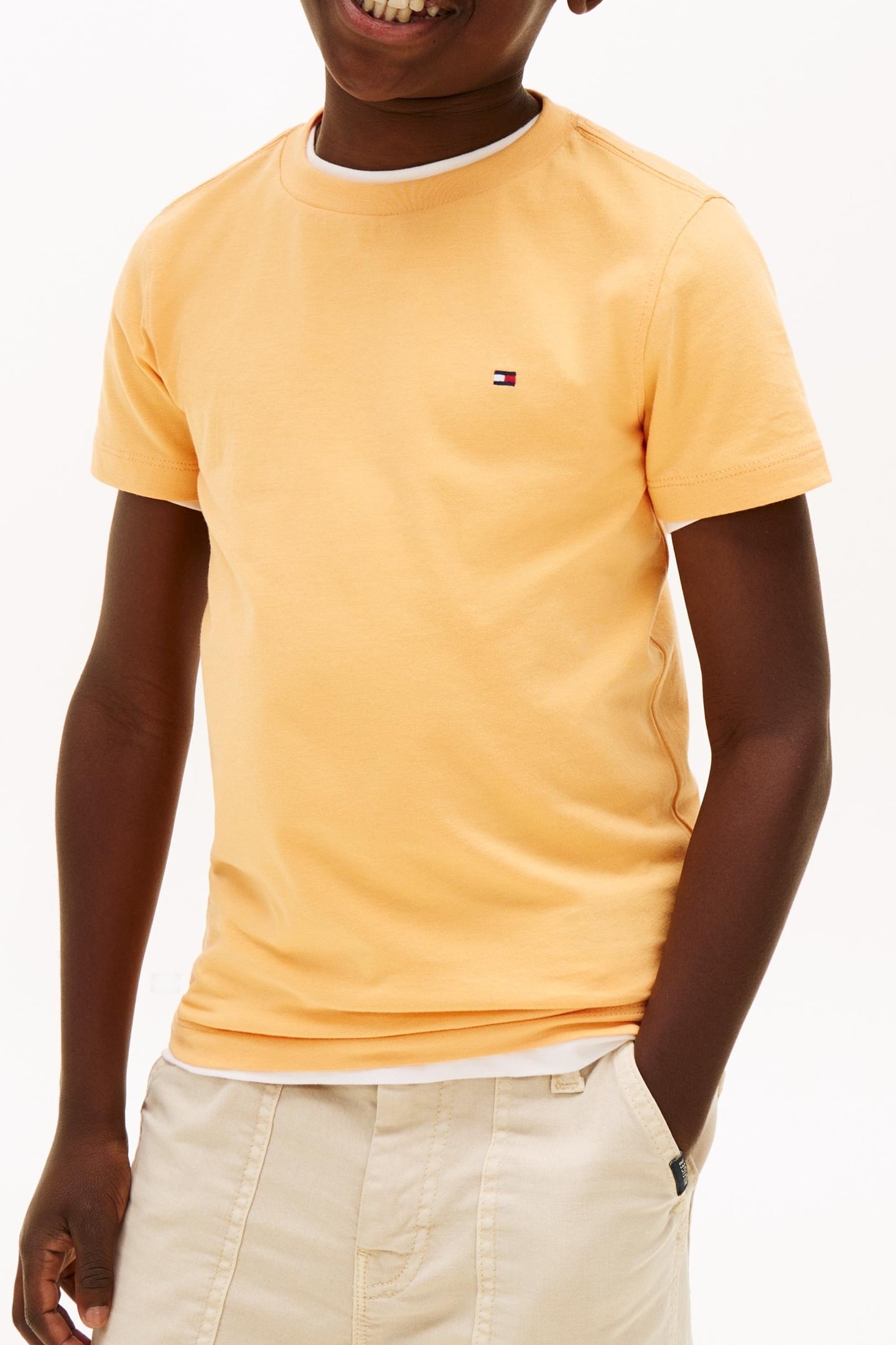 BOYS ESSENTIAL COTTON REGULAR SHIRT FADED SUN KISS 1