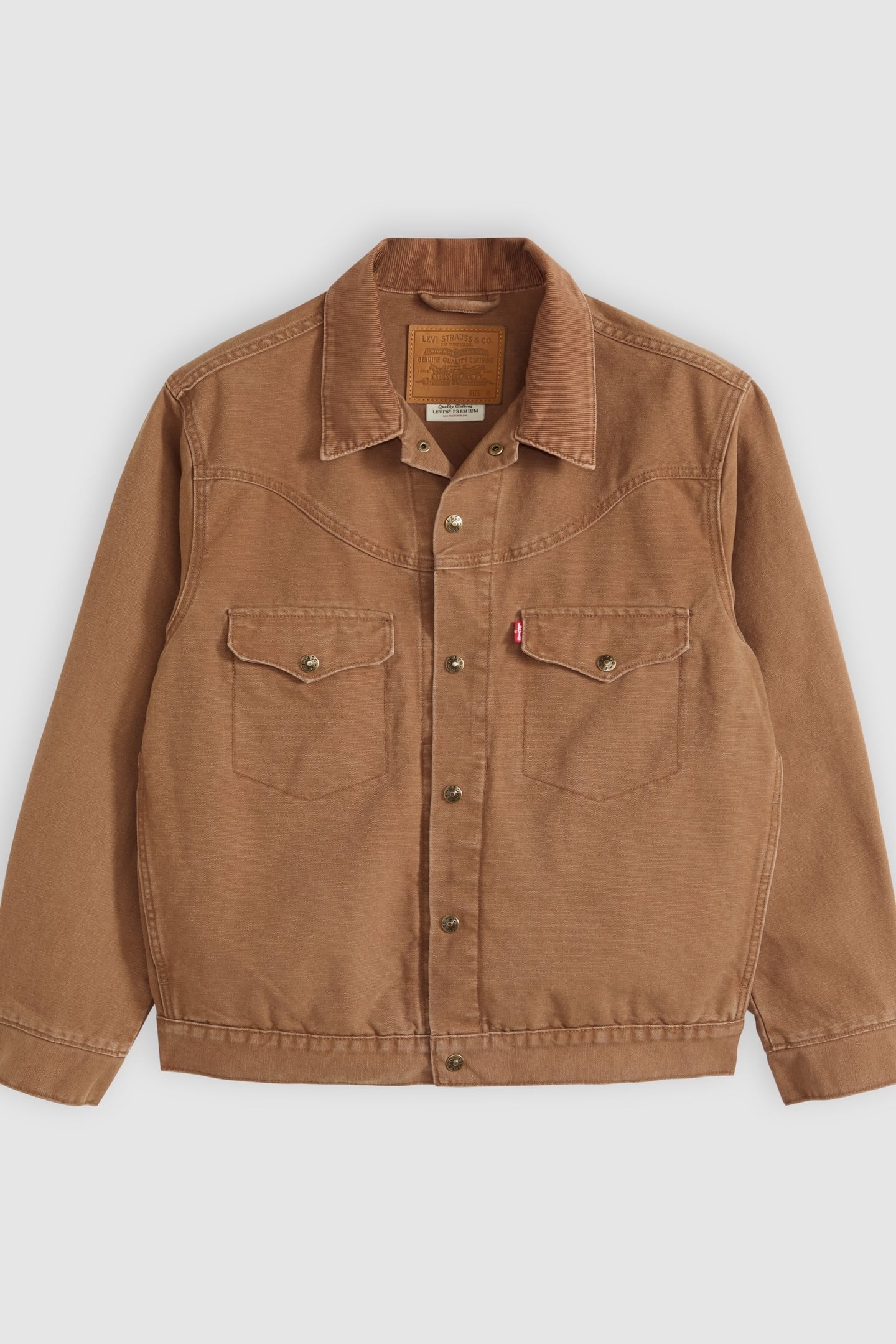 WESTERN SHORTHORN TRUCKER JACKET BROWN 4