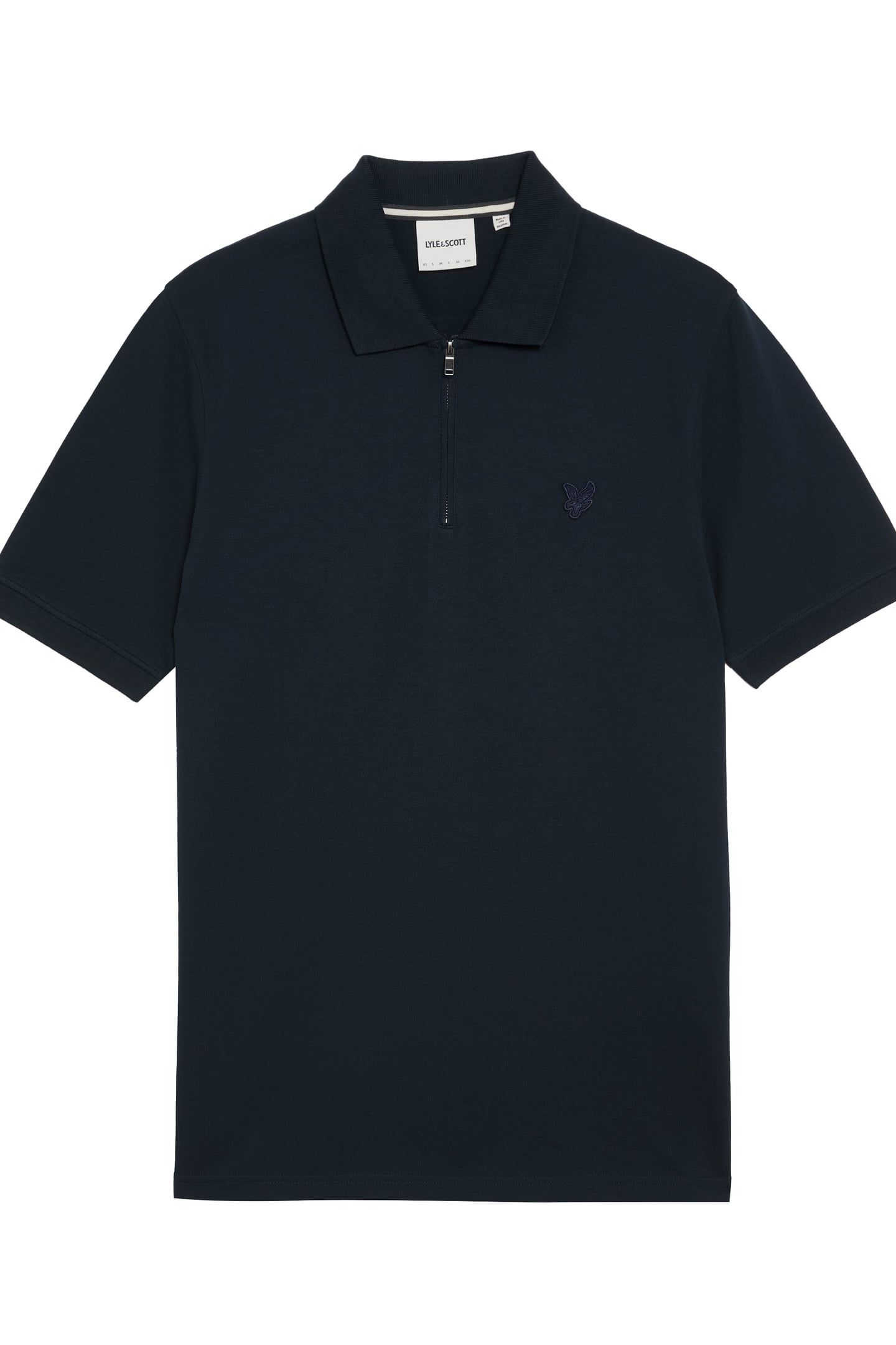 SUPERFINE PIQUE ZIP POLO SHIRT CARBON 4