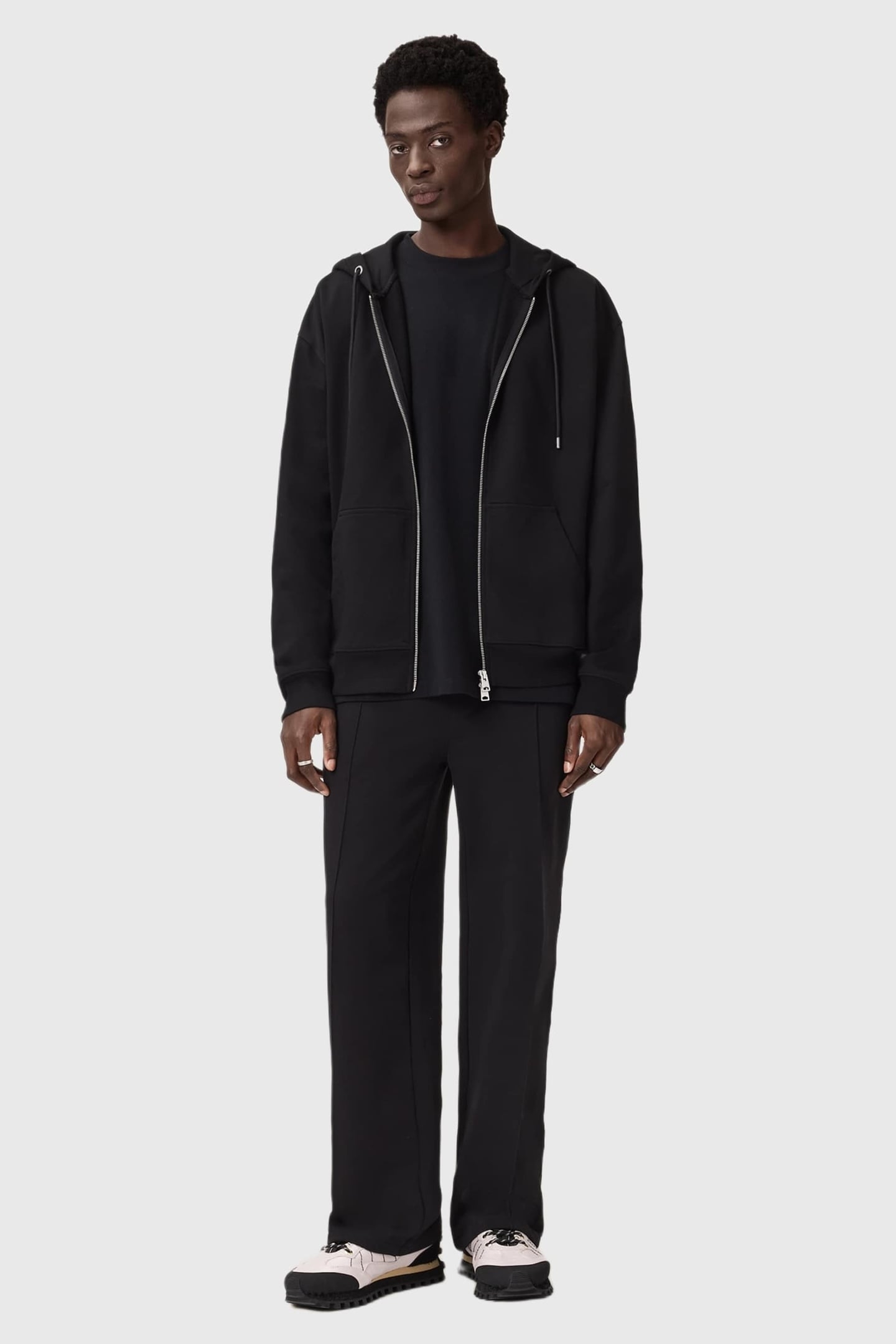 MILO ZIP HOODY JET BLACK 3