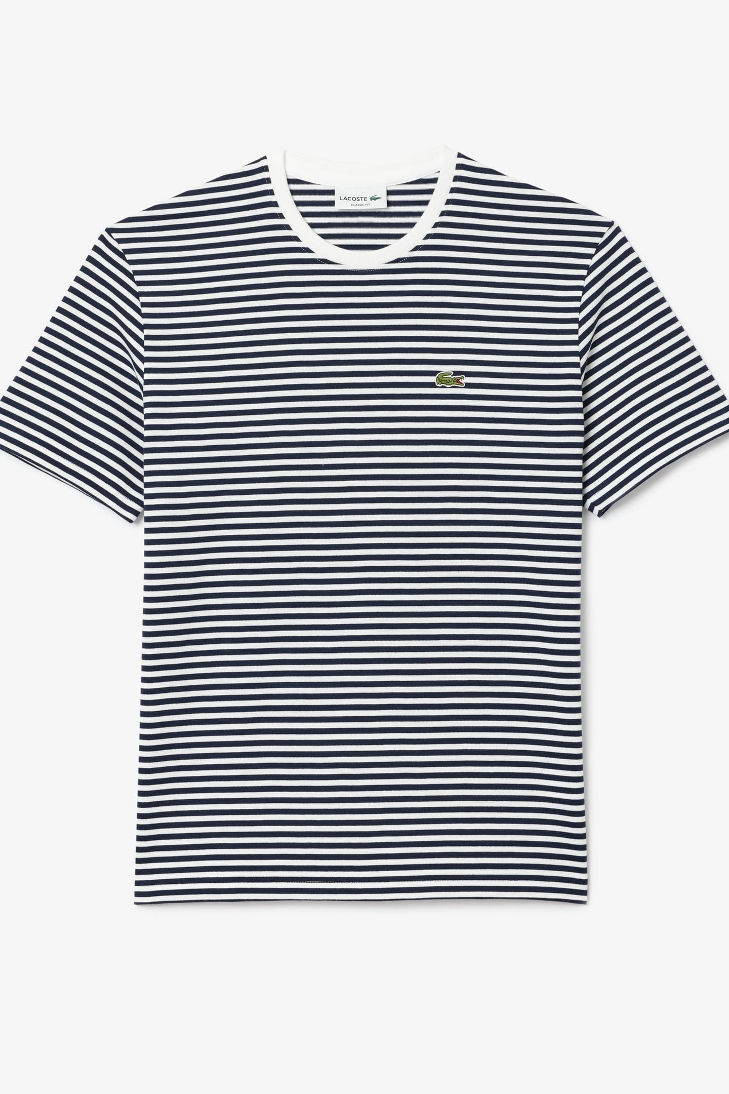 TEE-SHIRT WHITE/NAVY BLUE 7