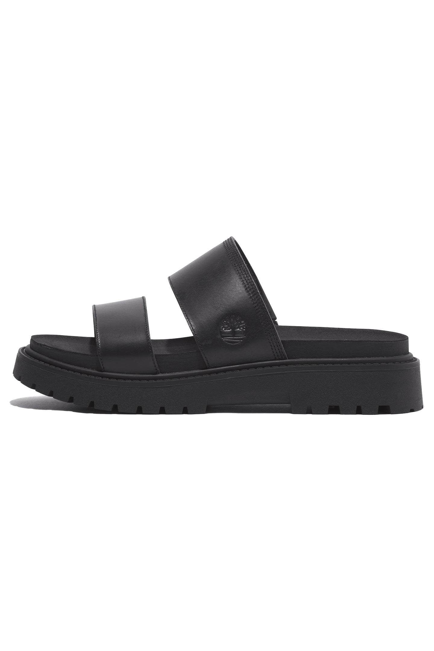 CLAIREMONT WAY SLIDE SANDAL BLACK FULL GRAIN 7