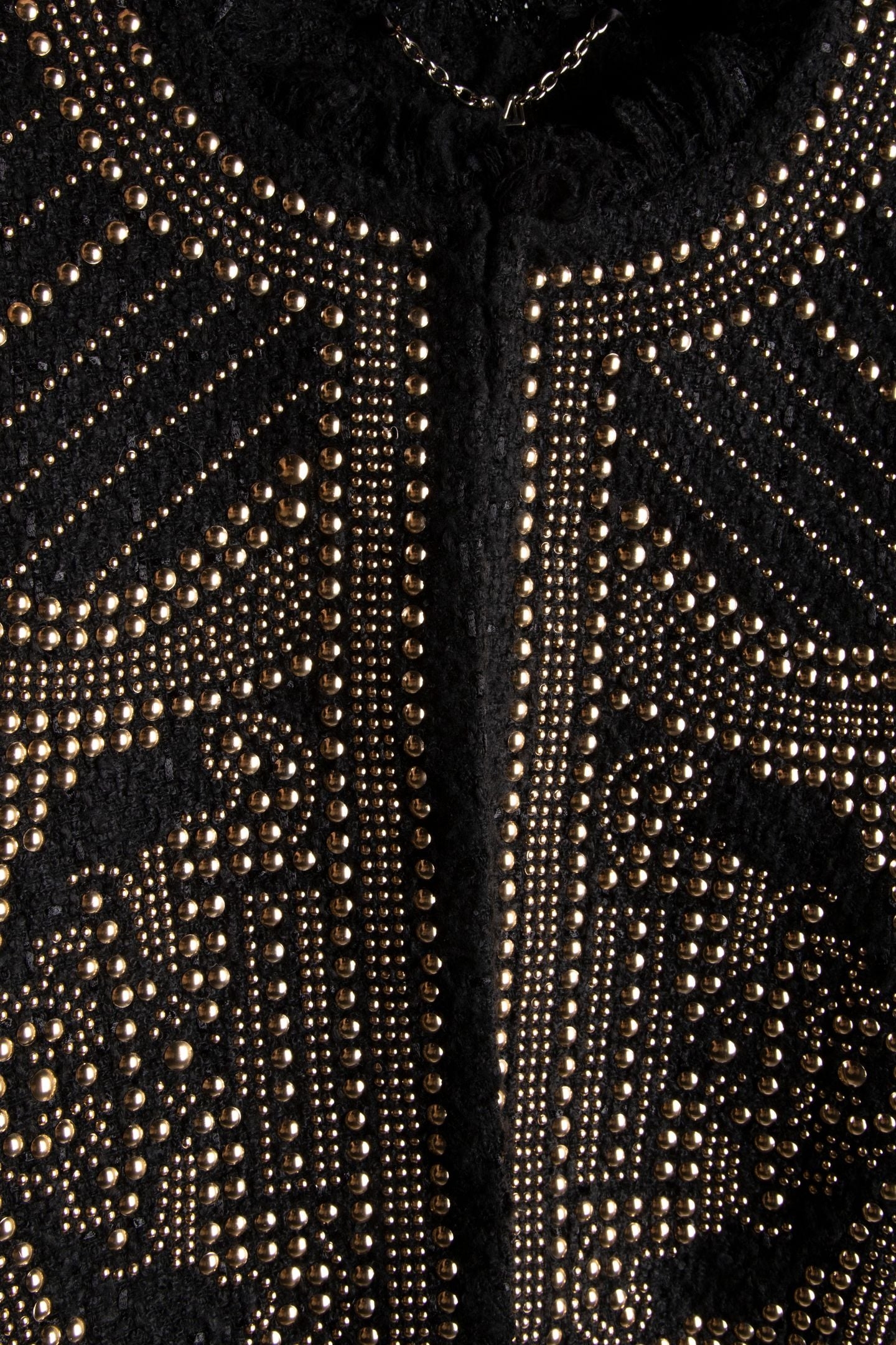 MARCIANO BY GUESS HELENE CROPPED STUDDED JACKET BLACK/GOLD 6