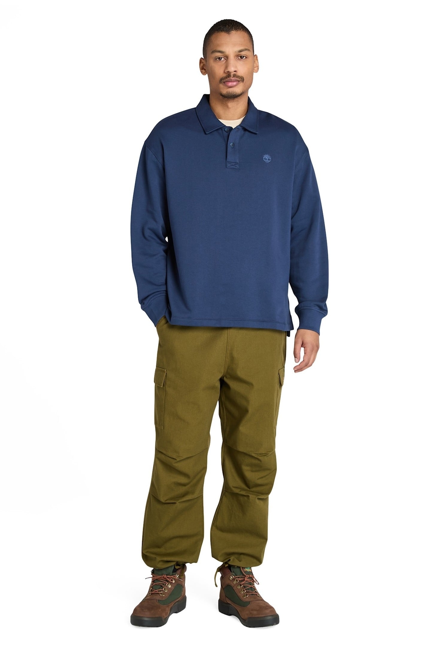 POLO SWEATSHIRT PEACOAT 4