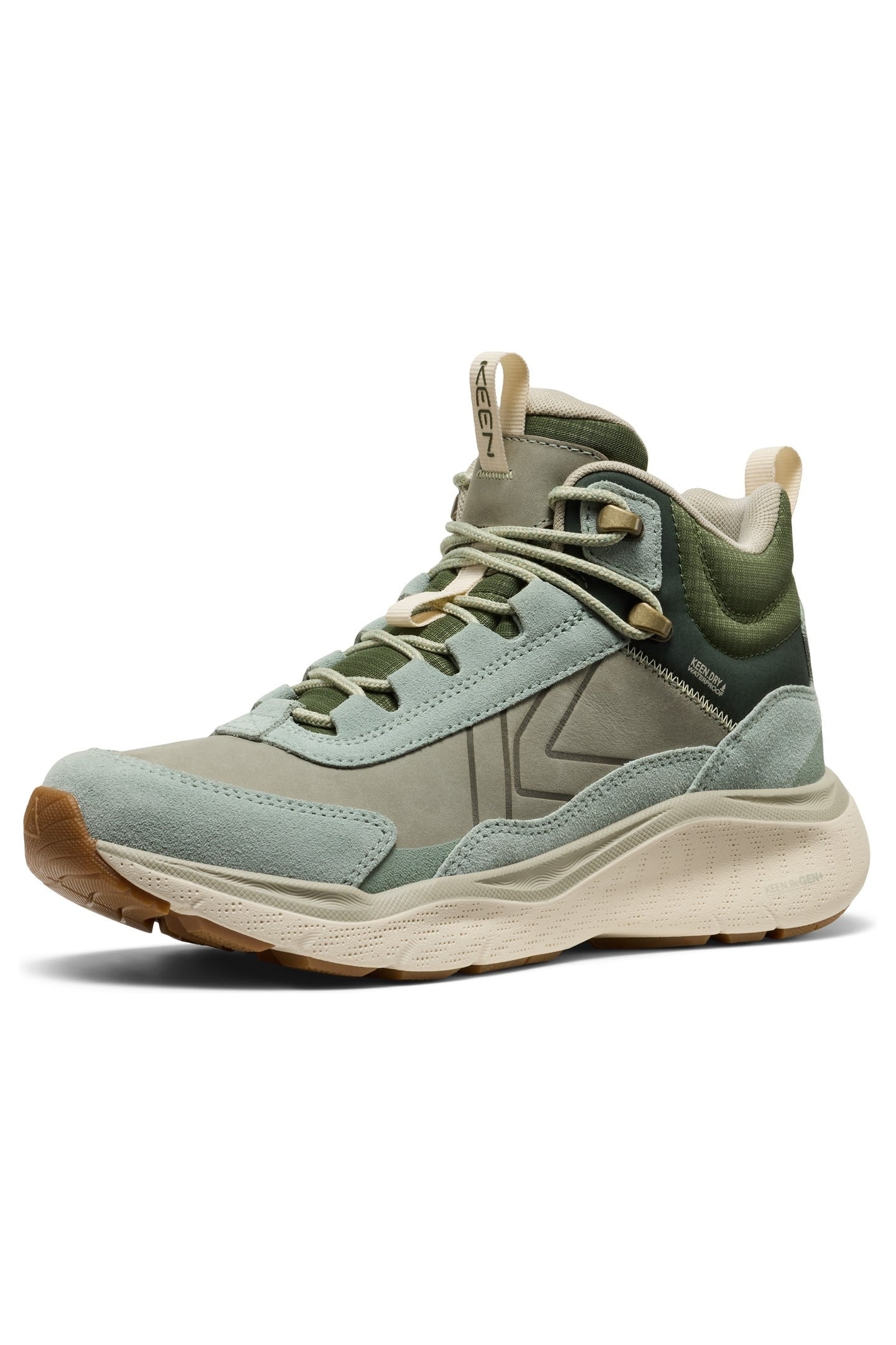 LEIKI LEATHER MID WP ICEBERG GREEN/BRONZE GREEN 1