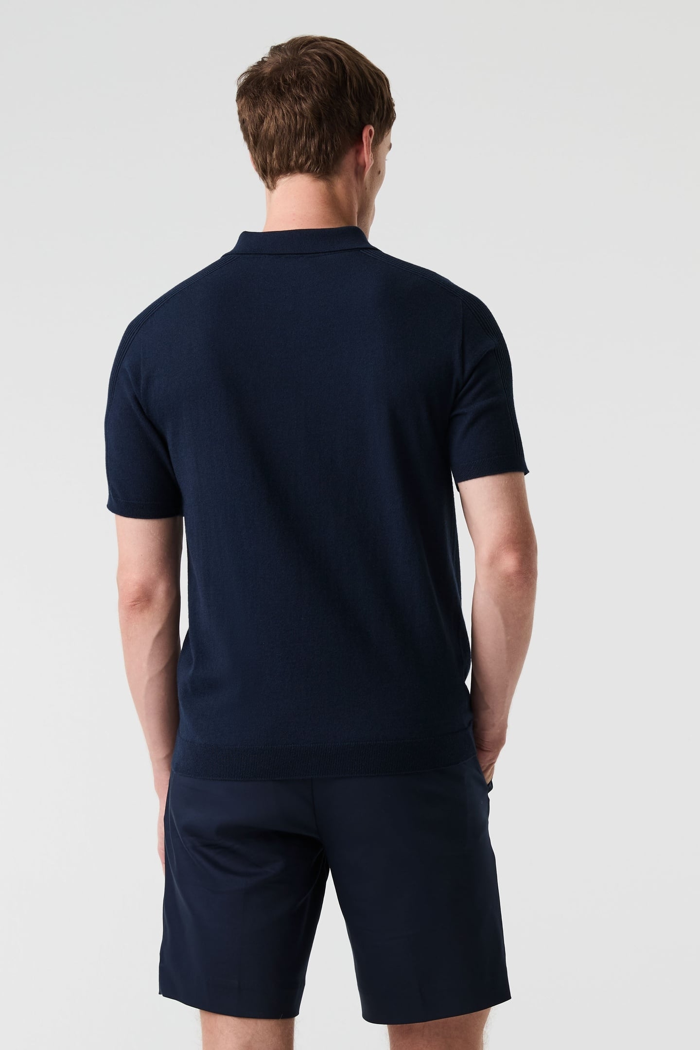 FOTOL V1.Y9.01 FLAT-KNIT-SHIRT DARK NAVY 2