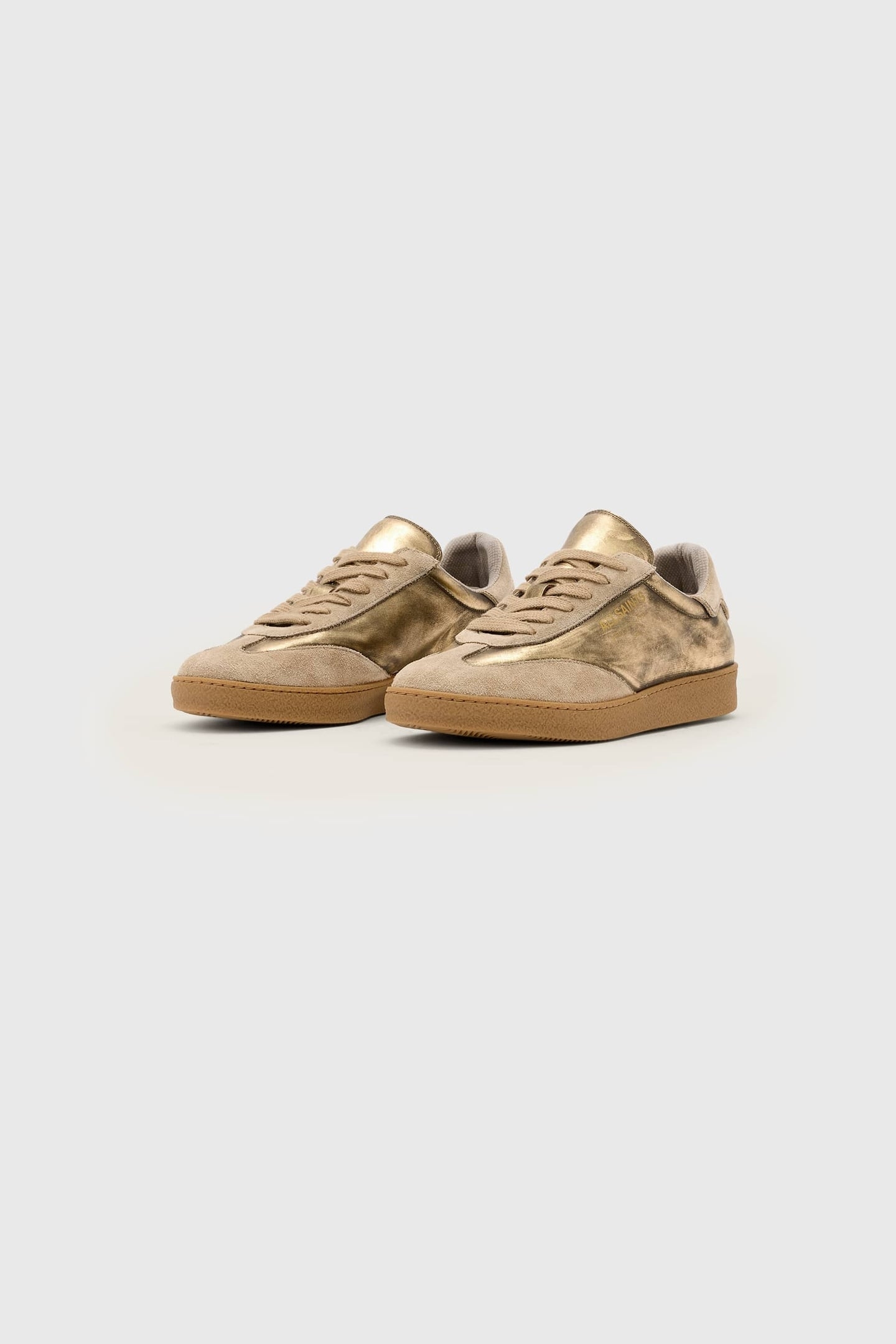 THELMA SUEDE SNEAKER ANTIQUE GOLD 2