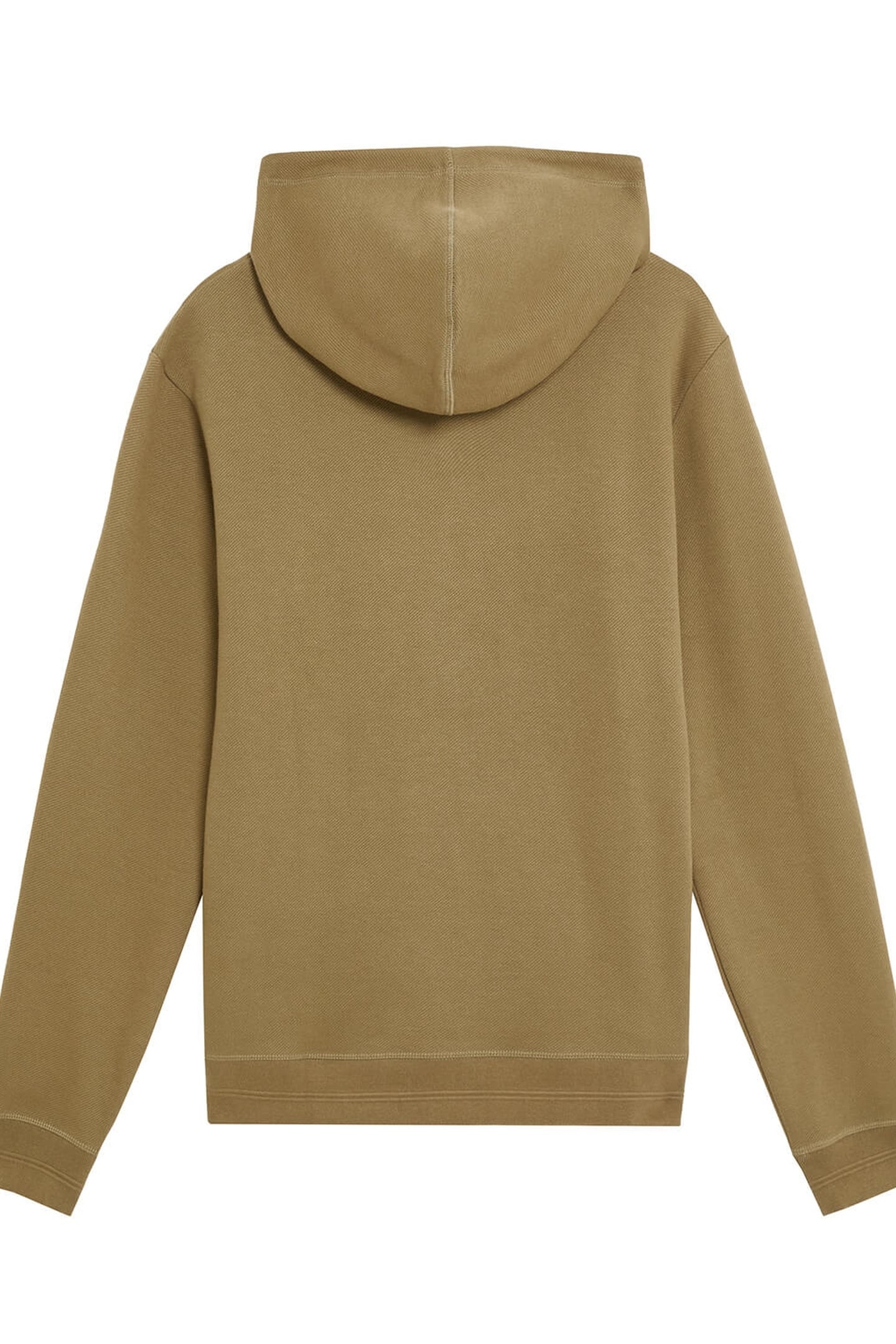 DIAGONAL WEAVE HOODIE DUSKY GREEN 5