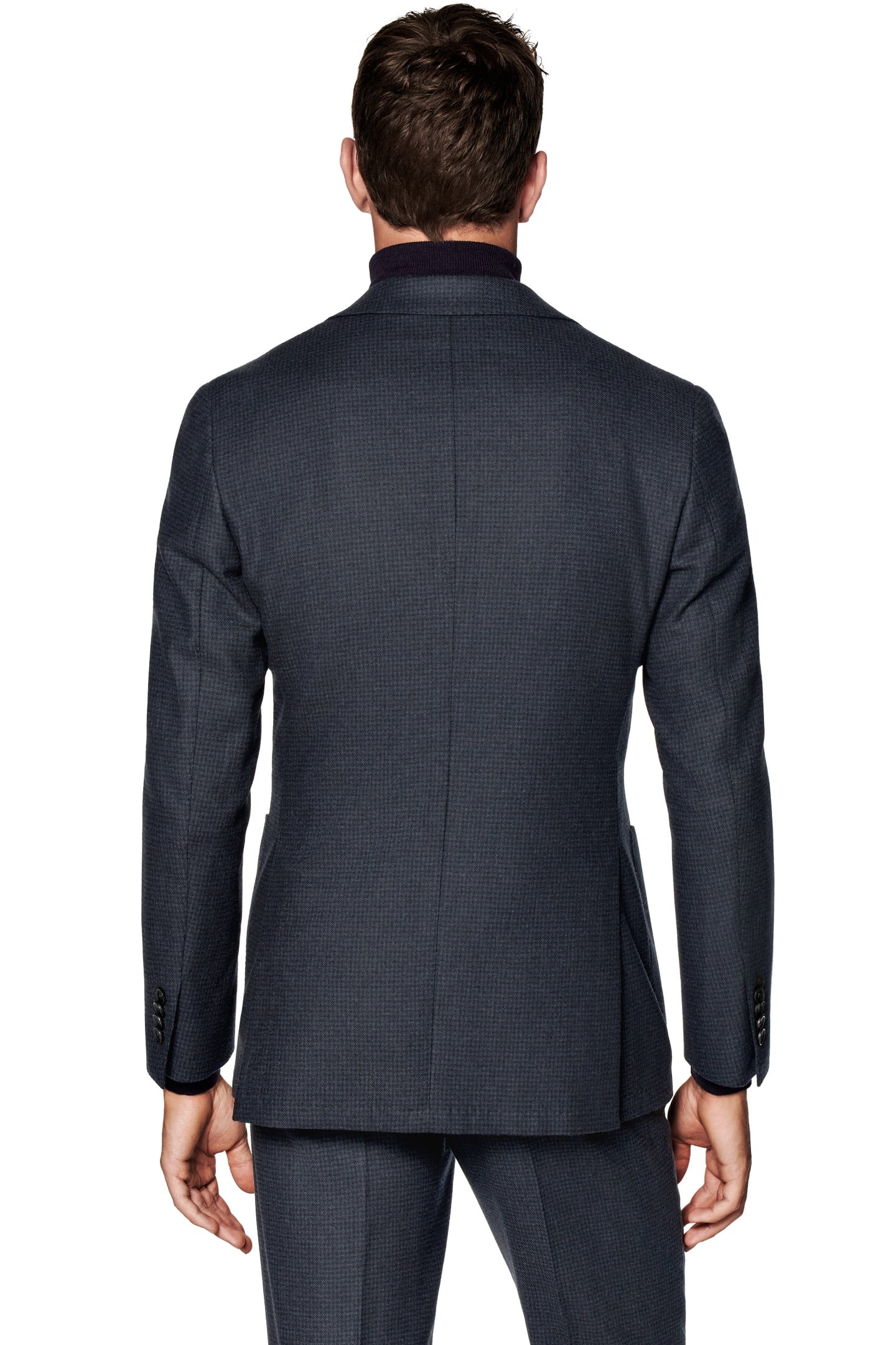 SUIT NAVY WOOL CASHMERE NAVY 7