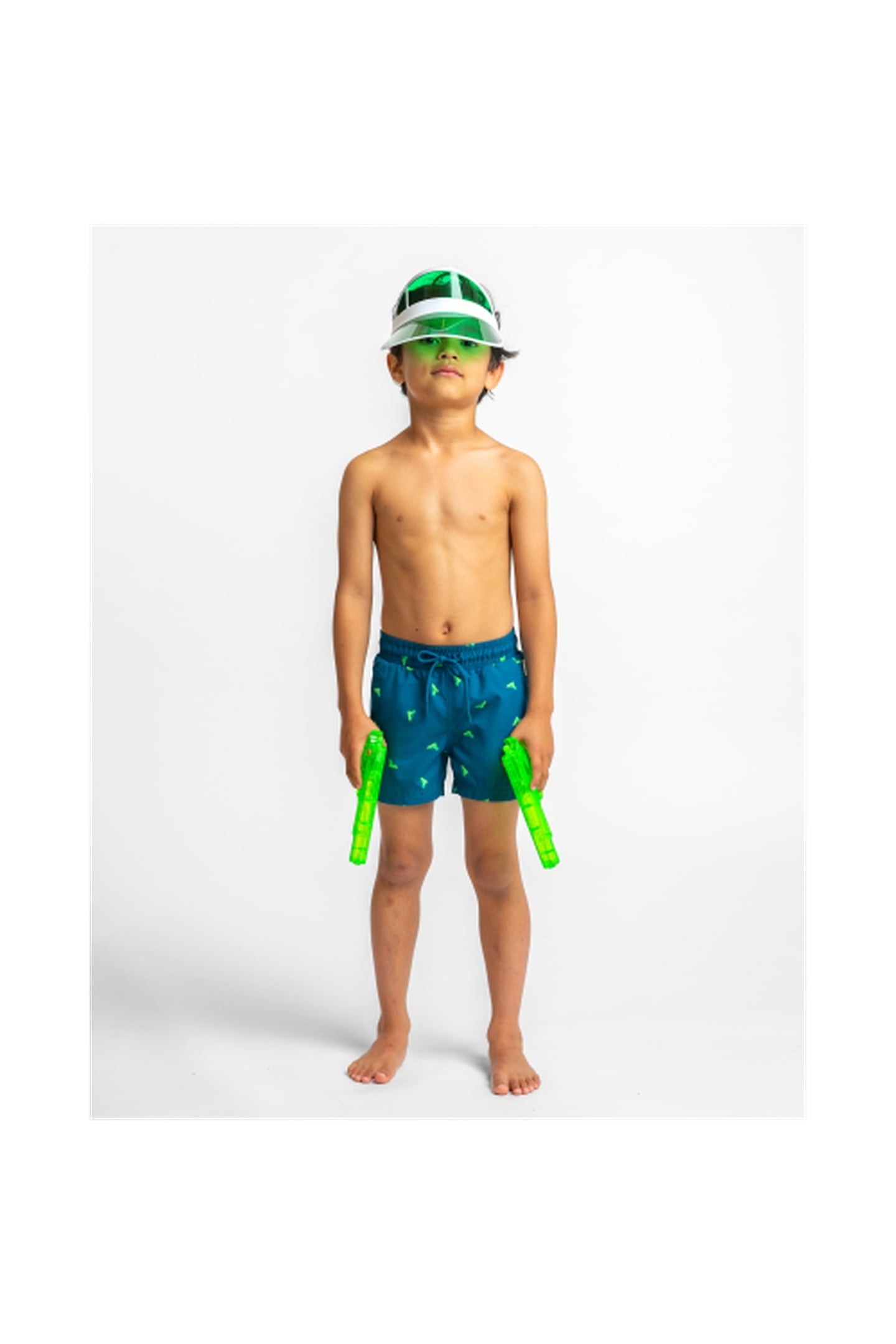 BOYS SWIM SHORTS KIDS GABRIEL BLUE 1