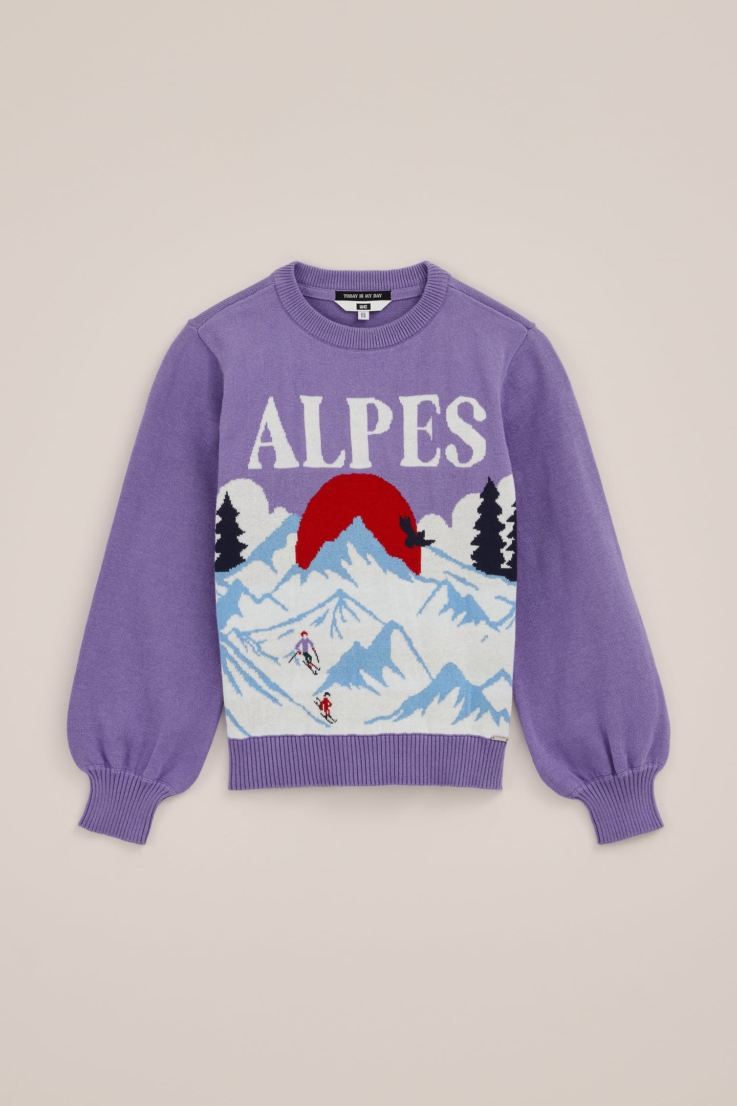 KNITTED PULLOVER LIGHT PURPLE 3