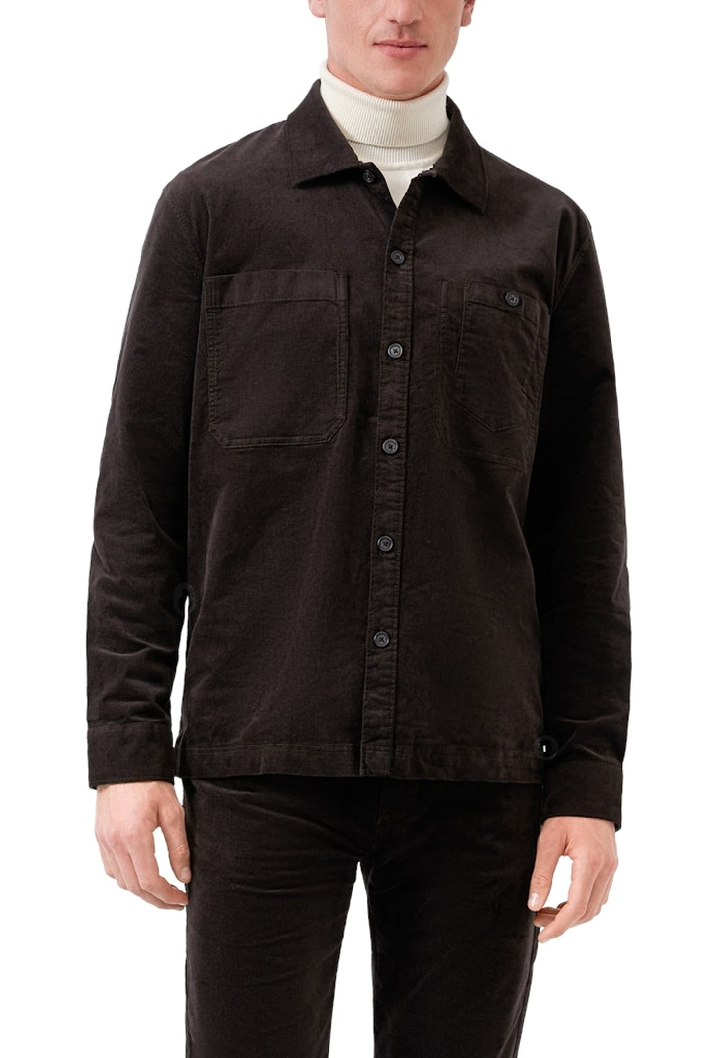 S.OLIVER SHIRTS DARK BROWN 1
