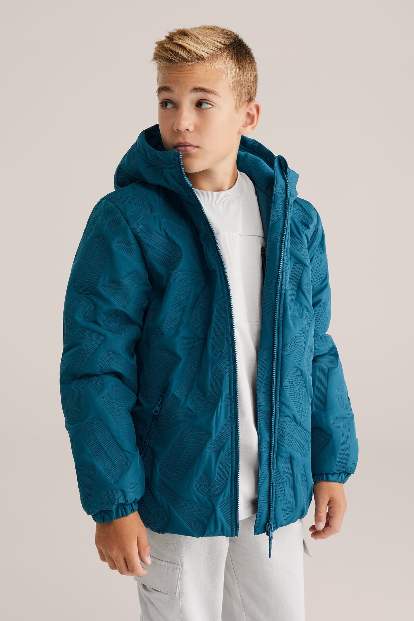 JACKET MIDLONG TURQUOISE 1