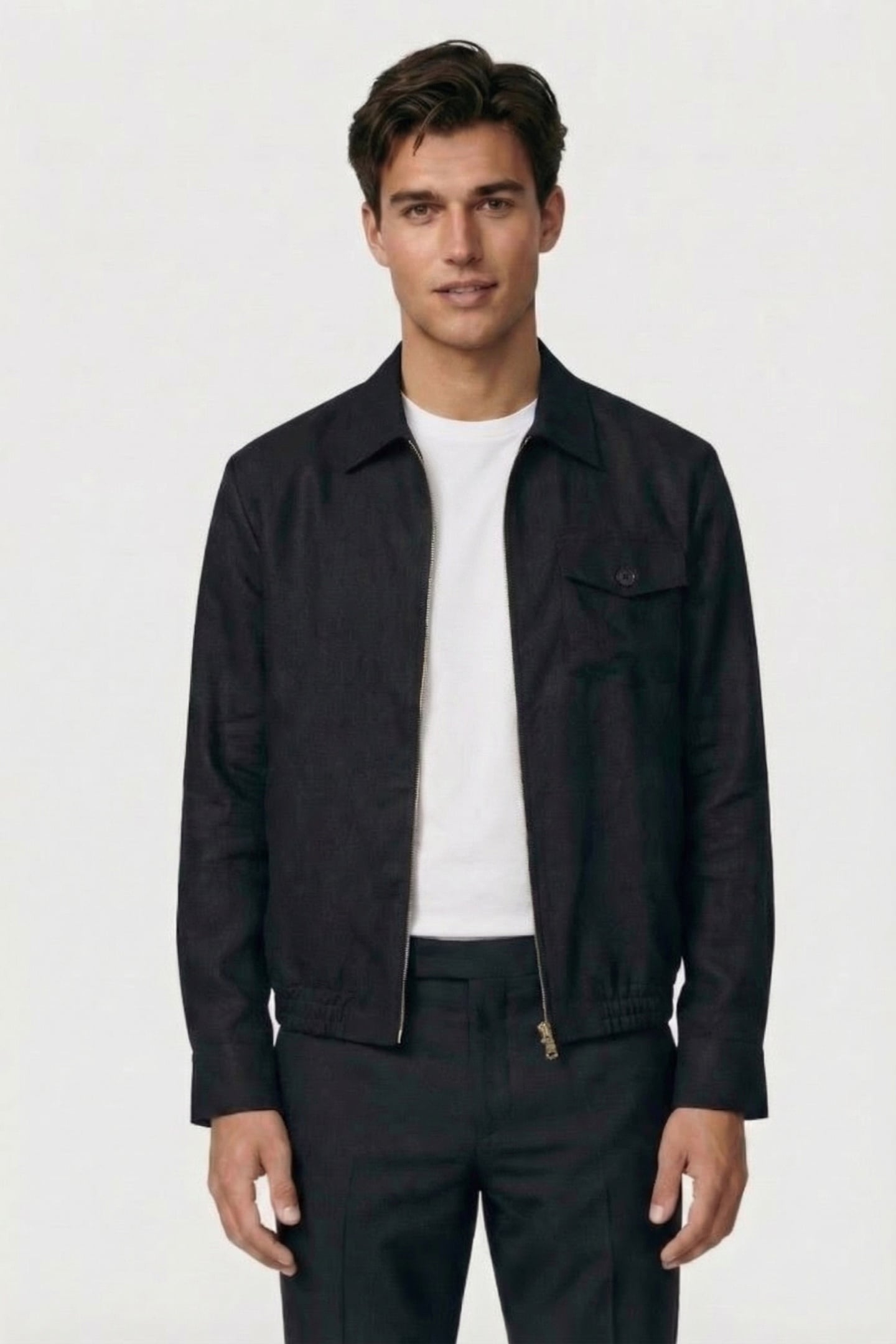 S/C OVERSIZED SHIRT BLACK 1