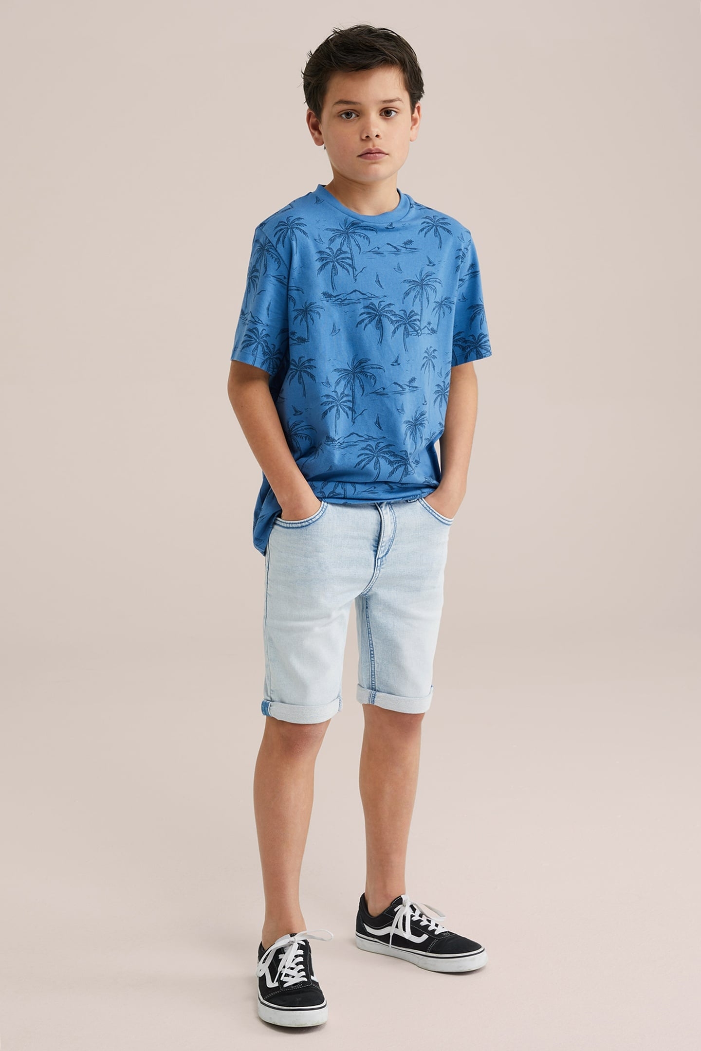 5-POCKET MID WAIST LIGHT BLUE 2