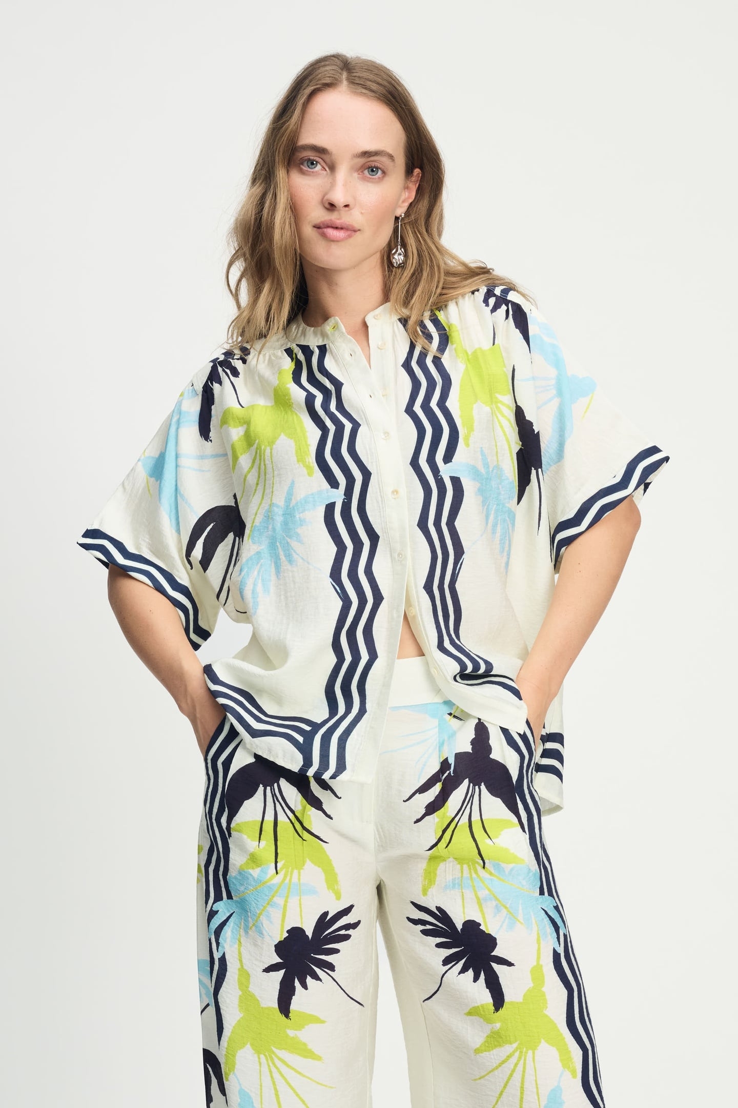 BLOUSE - ARTISAN LIME 1