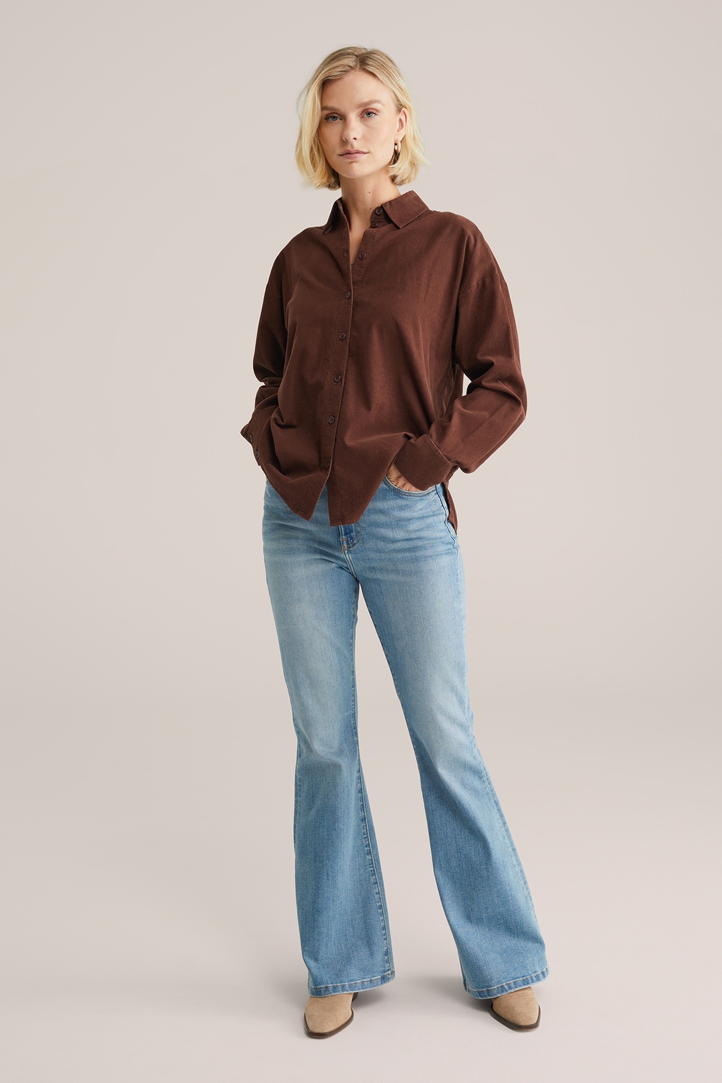BLOUSE RUST BROWN 3