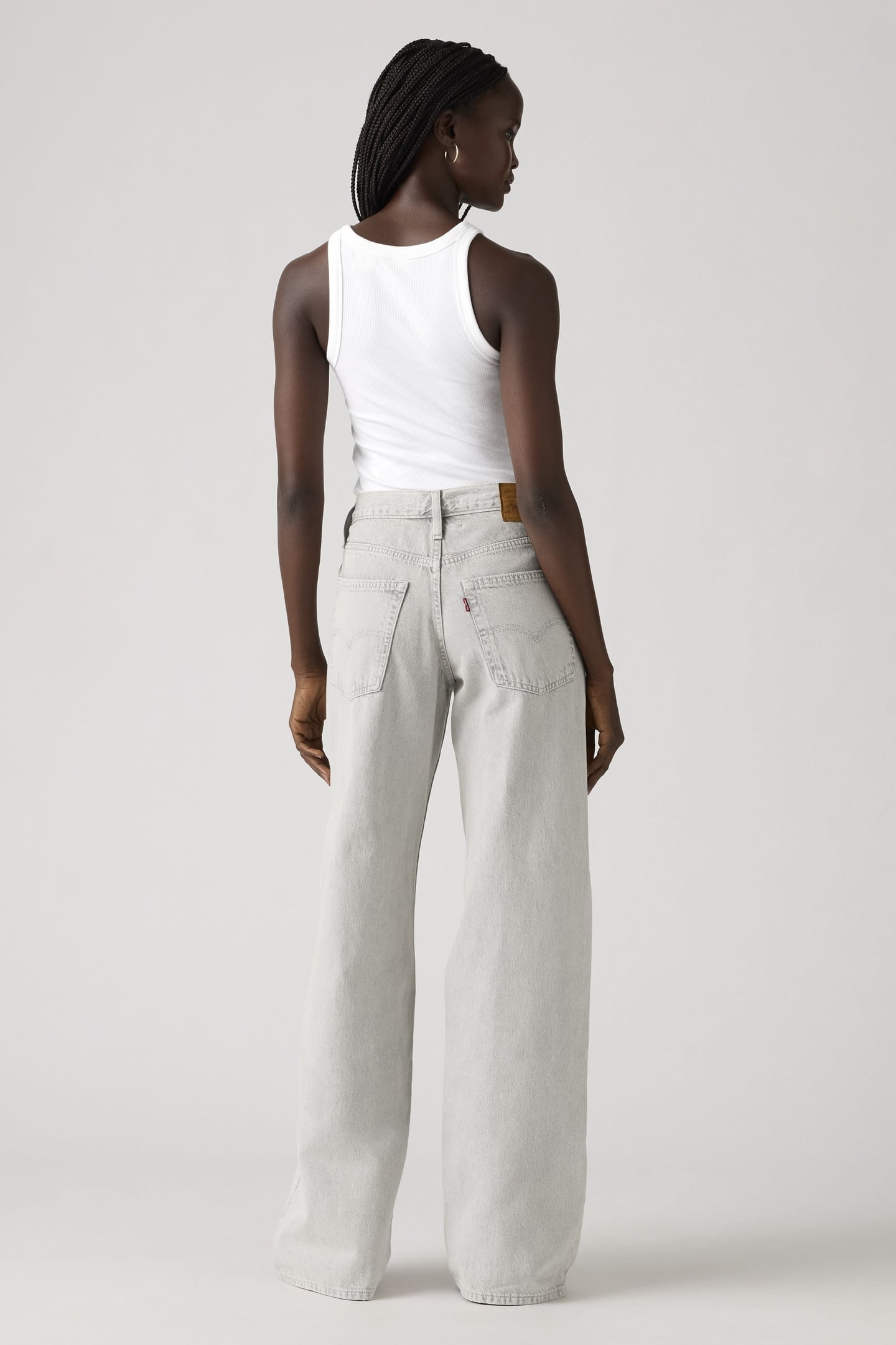 XL STRAIGHT LIGHTWEIGHT JEANS GREY 4