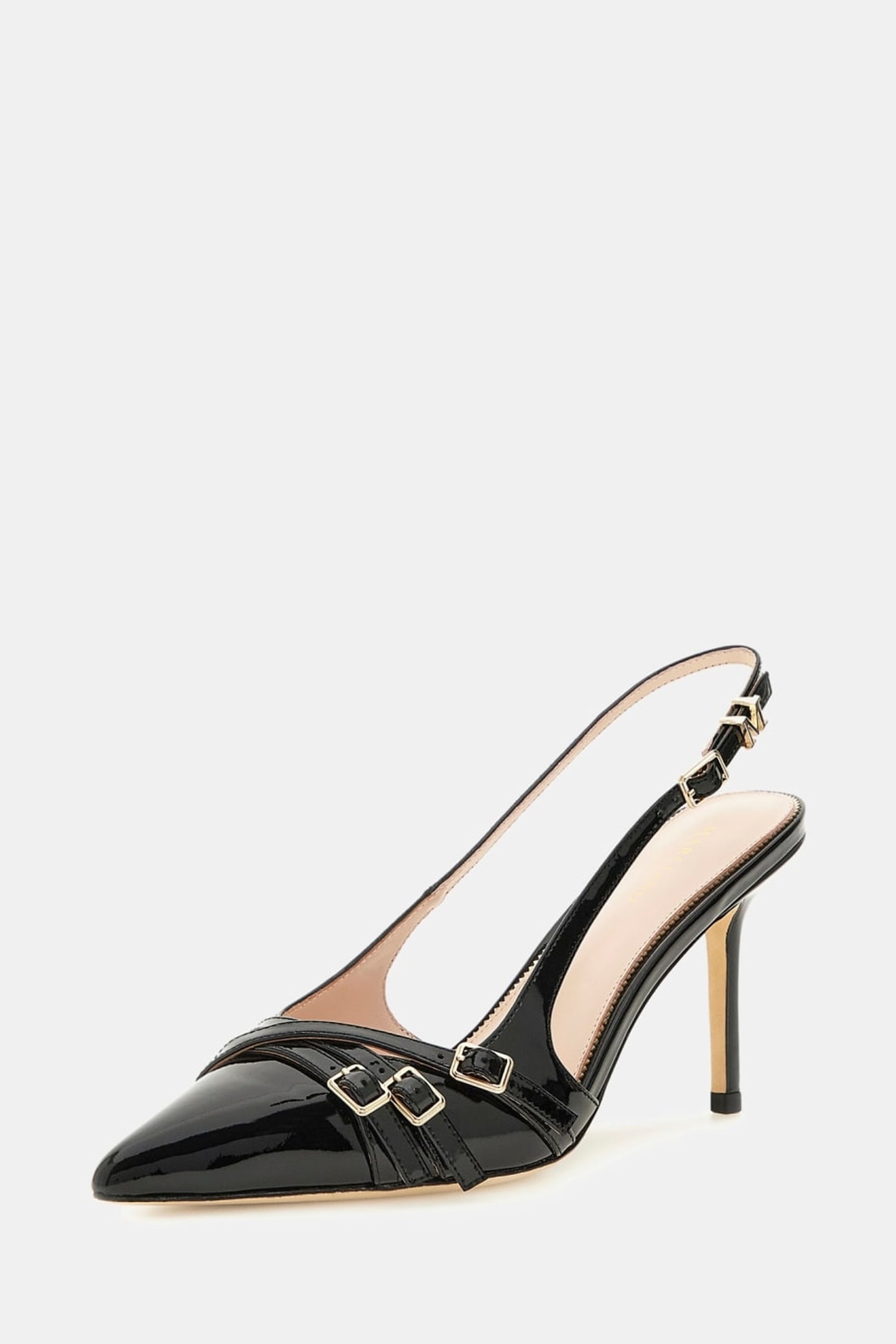 MARCIANO BY GUESS SLING BACK BUCKLE JET BLACK 3