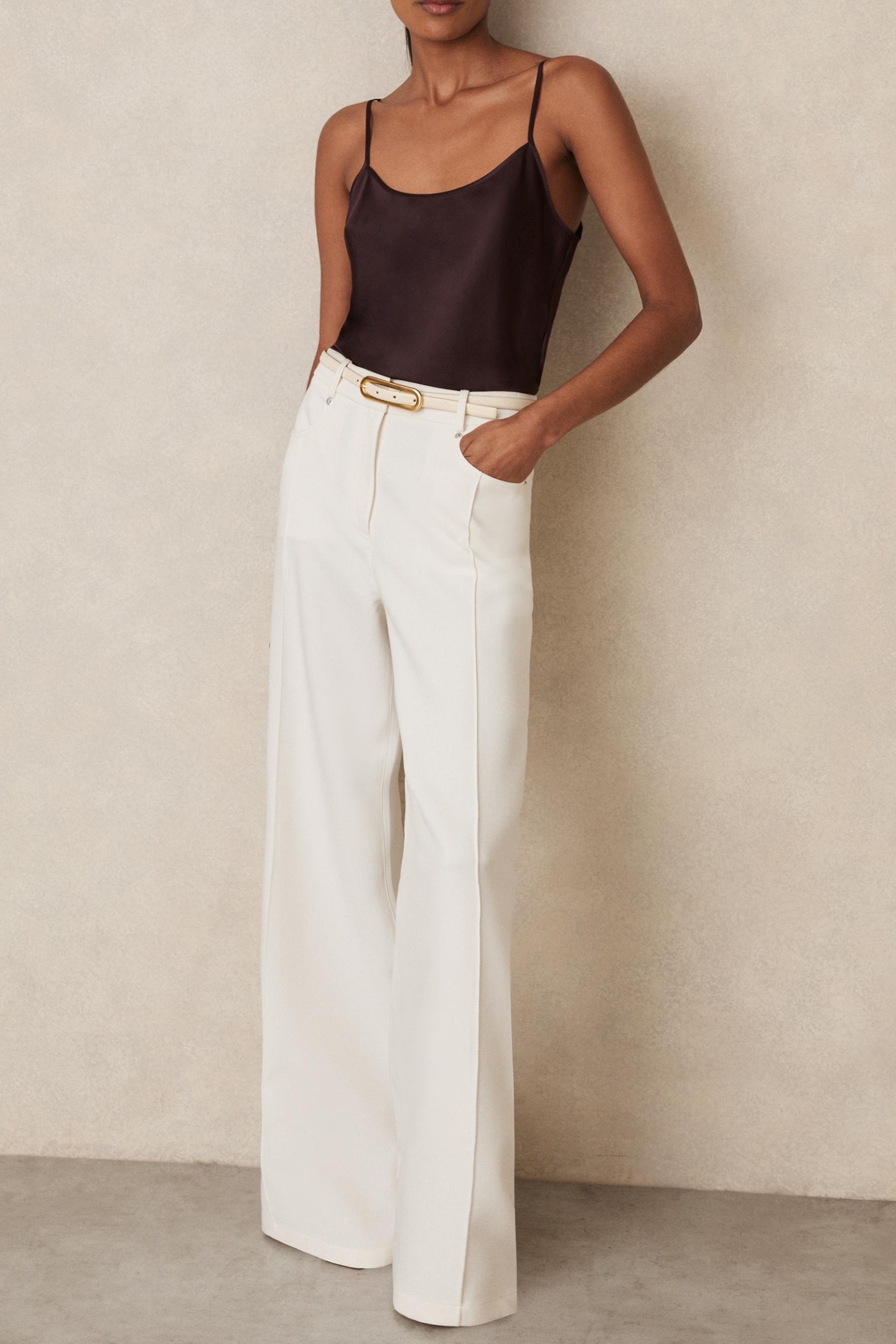 SILK CAMI BURGUNDY 4