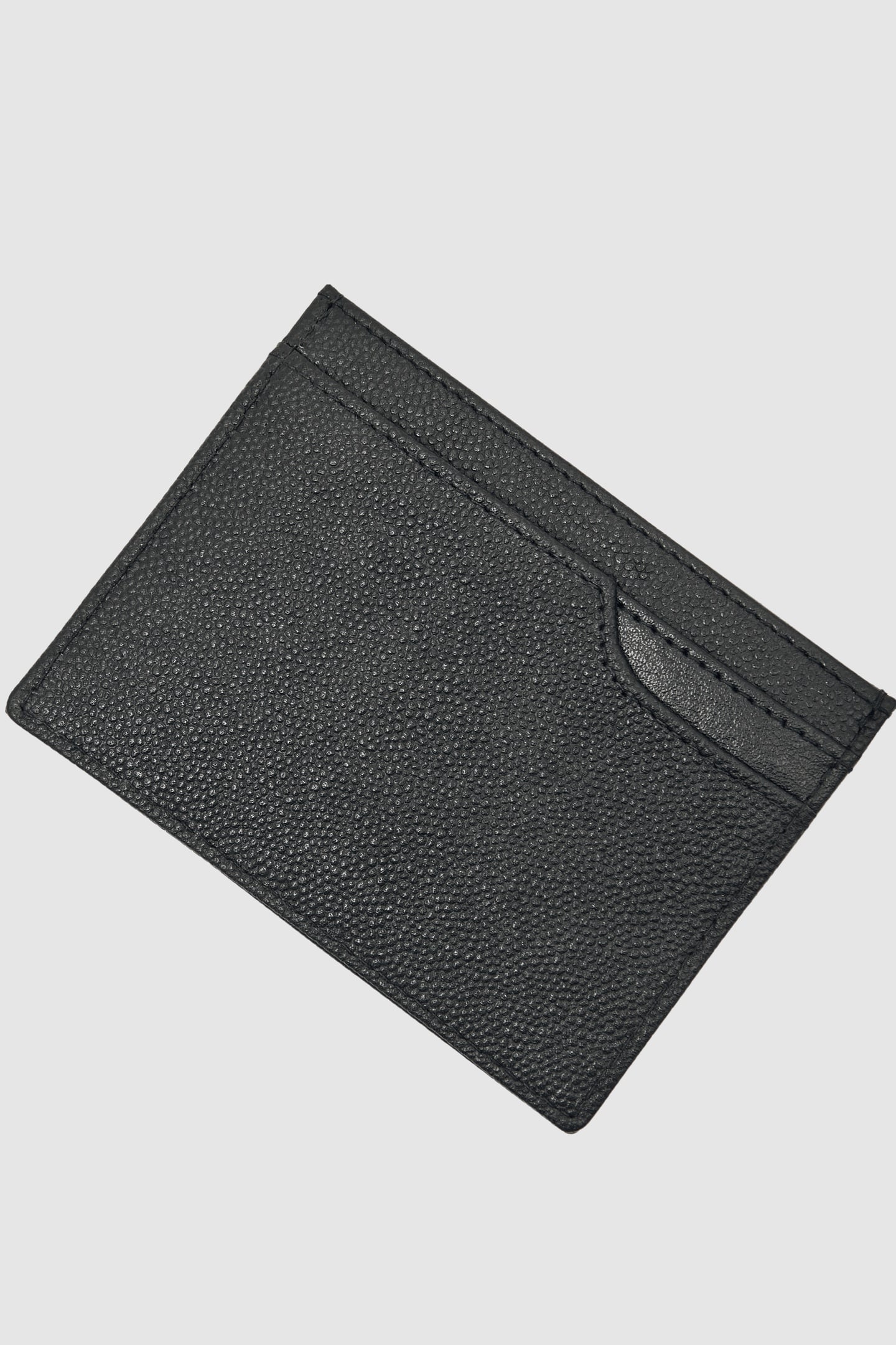 MICRO GRAIN LEATHER CARDHOLDER BLACK 3
