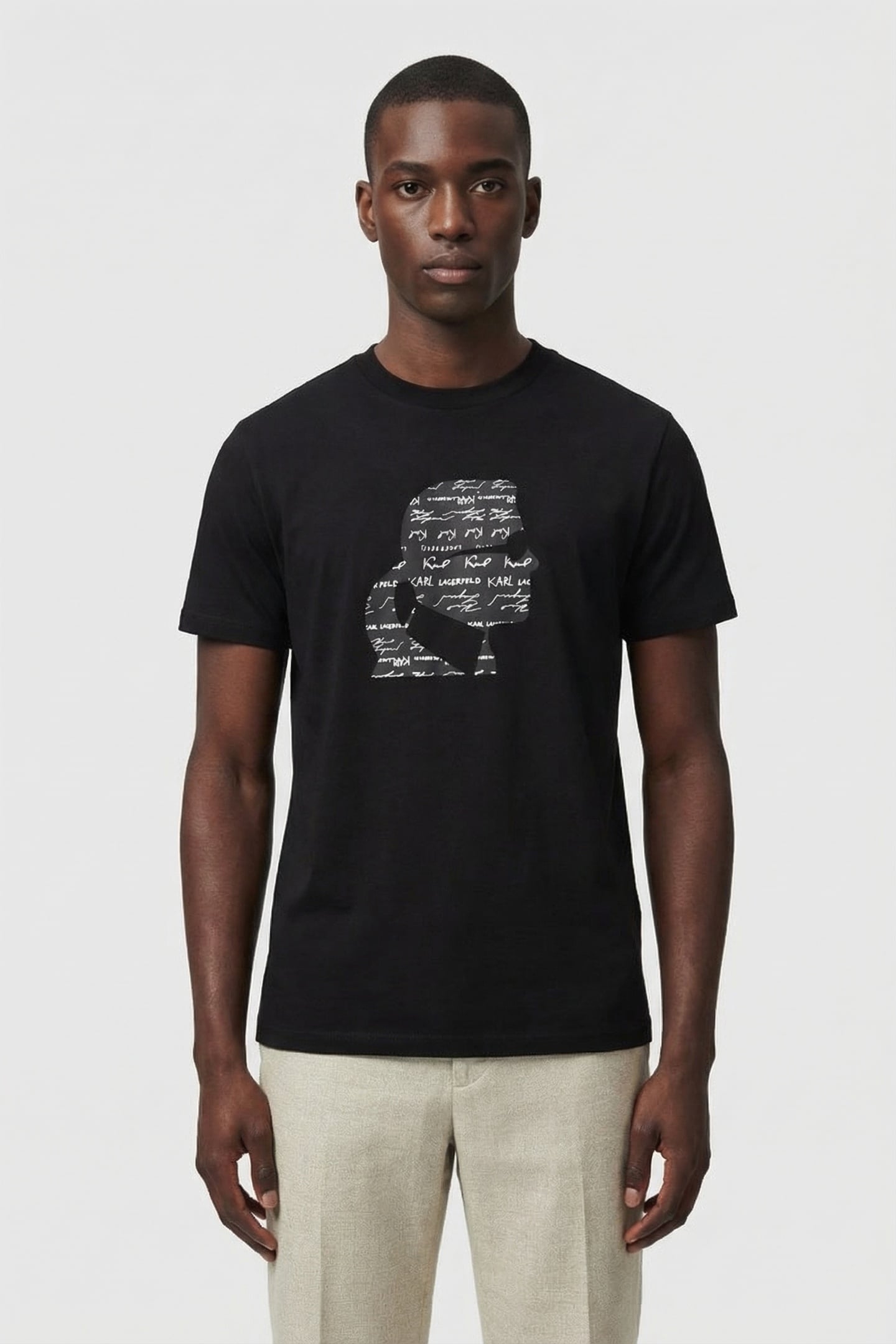 BLACK T-SHIRT CREWNECK 1